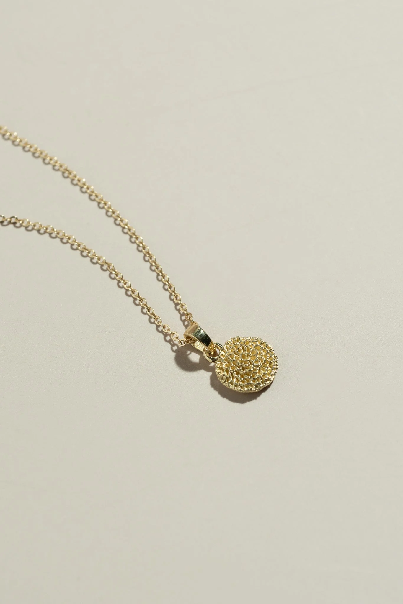 14K Cempasúchil Necklace - Image 4