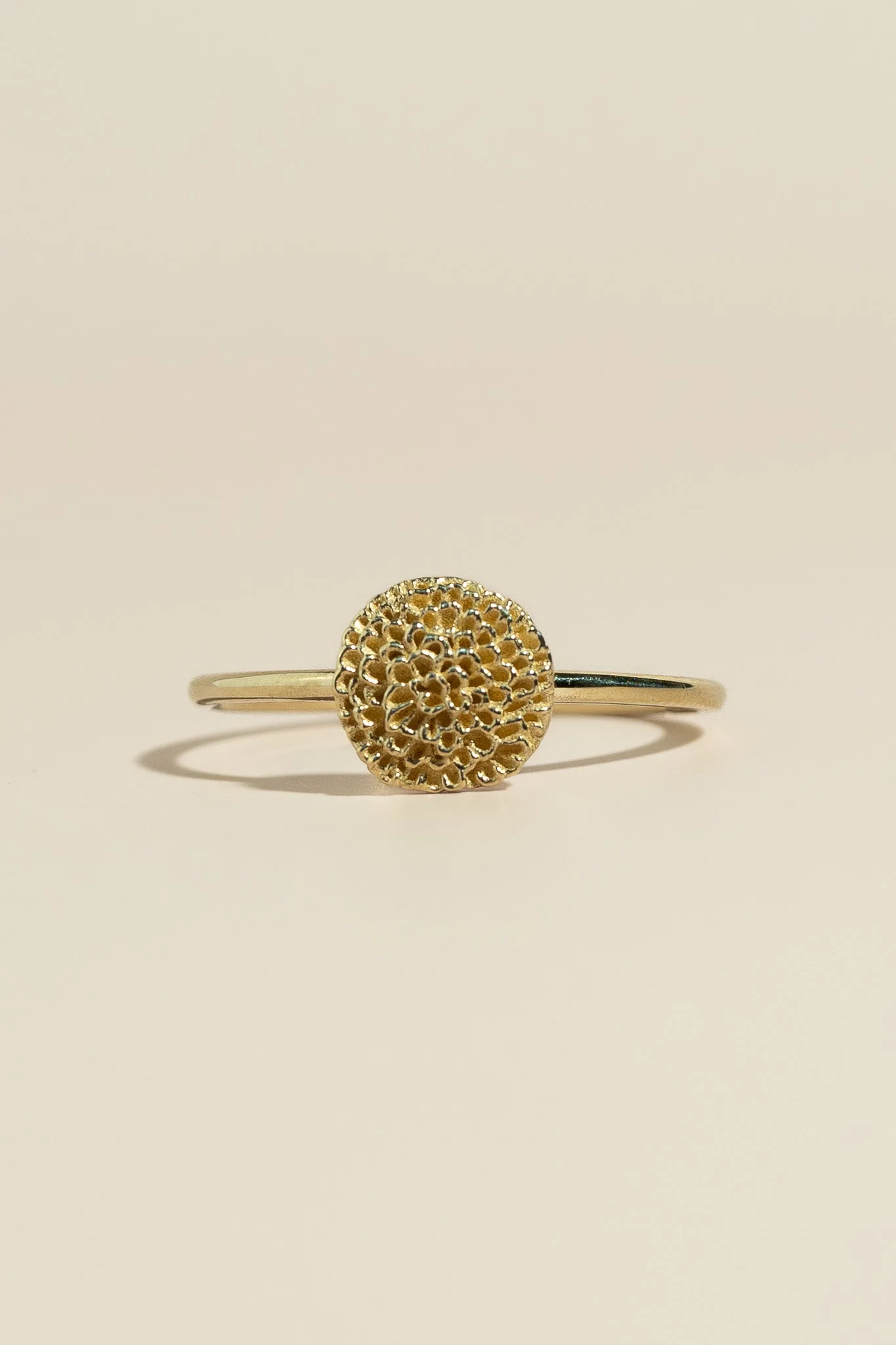 14K Cempasúchil Ring