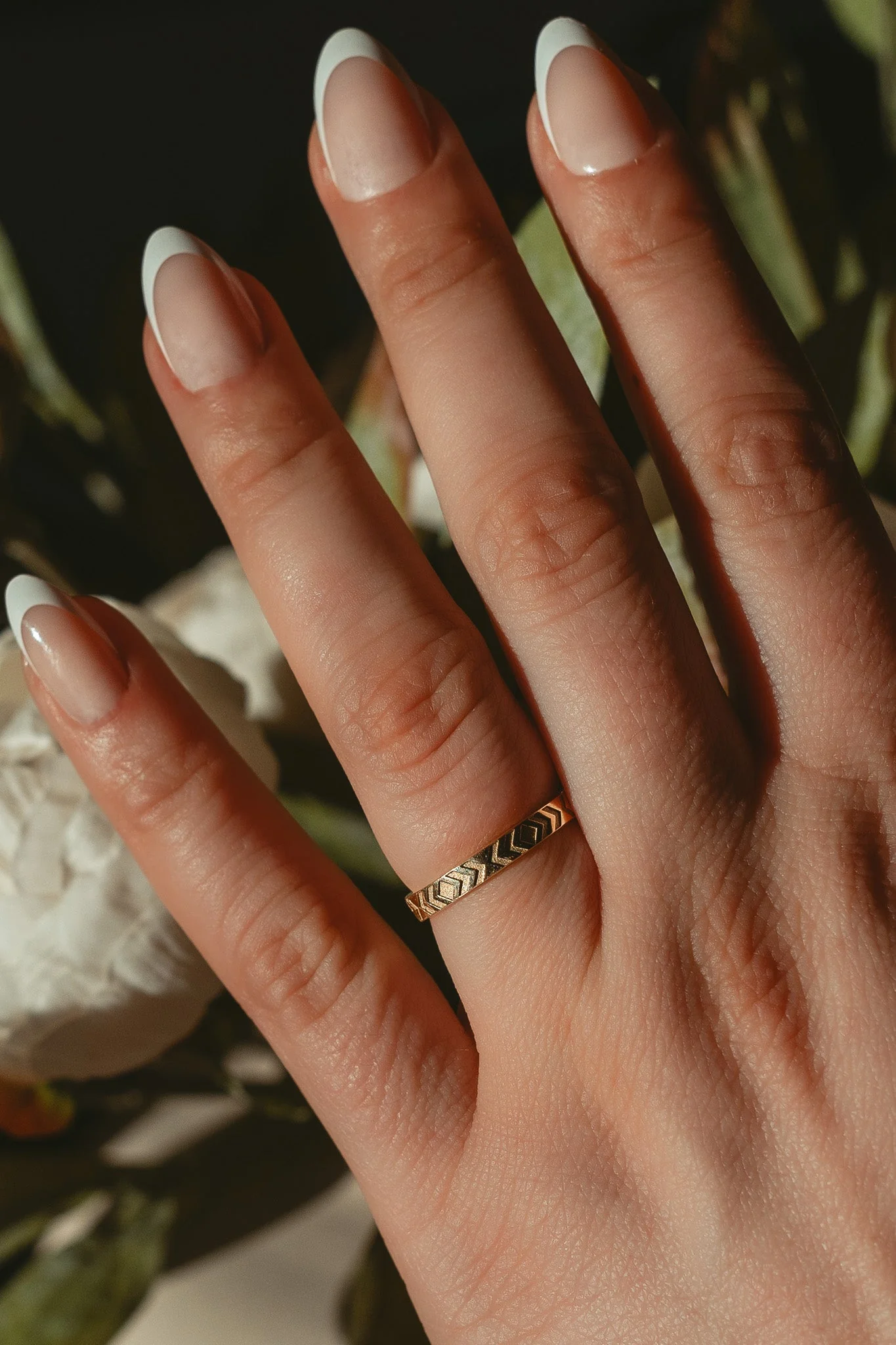 14K Chevron Band - Image 4