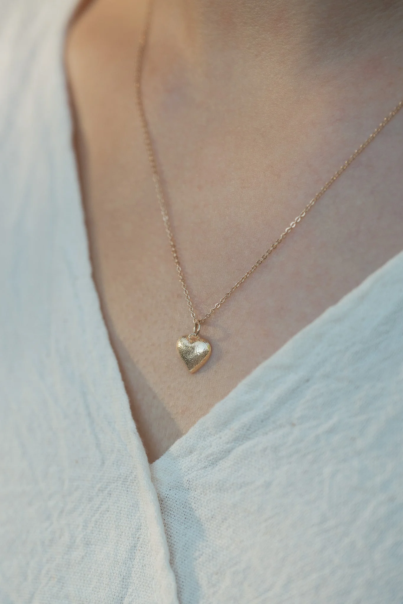 14K Corazon de Melon Necklace - Image 3