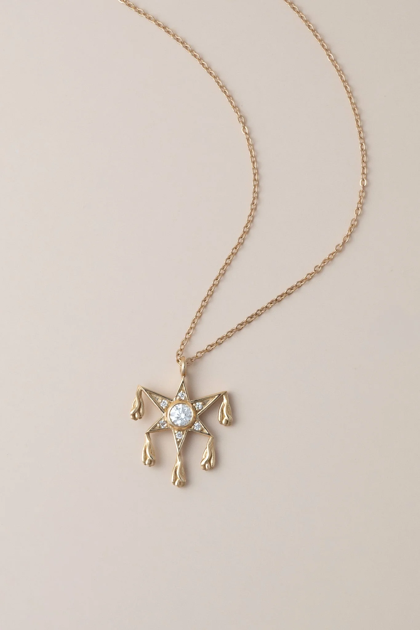 14K Diamond Piñata Necklace