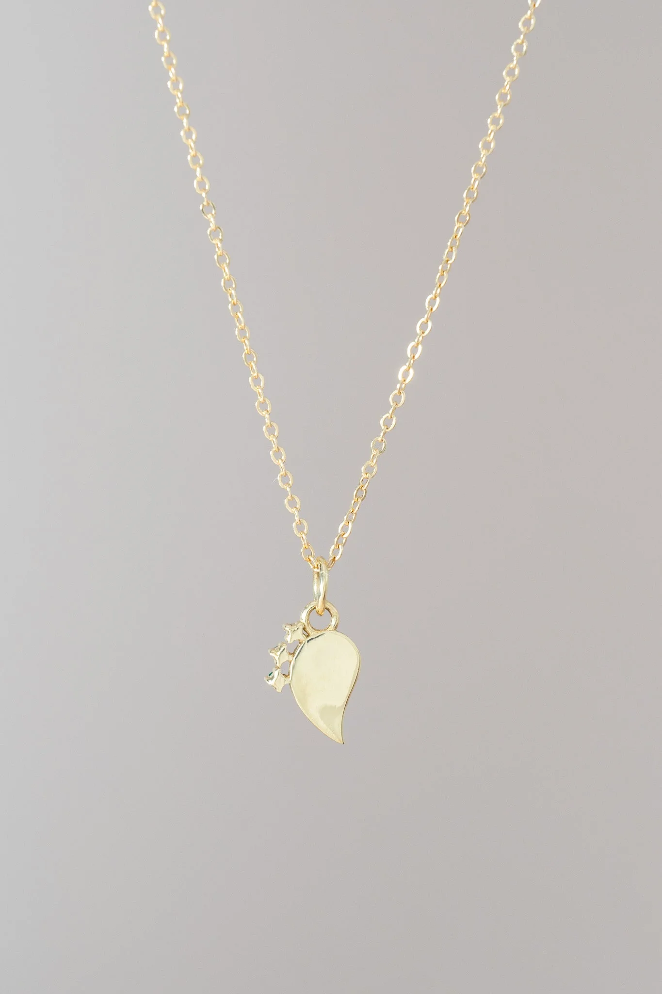 14K Emerald Tuna Nopal Necklace - Image 5