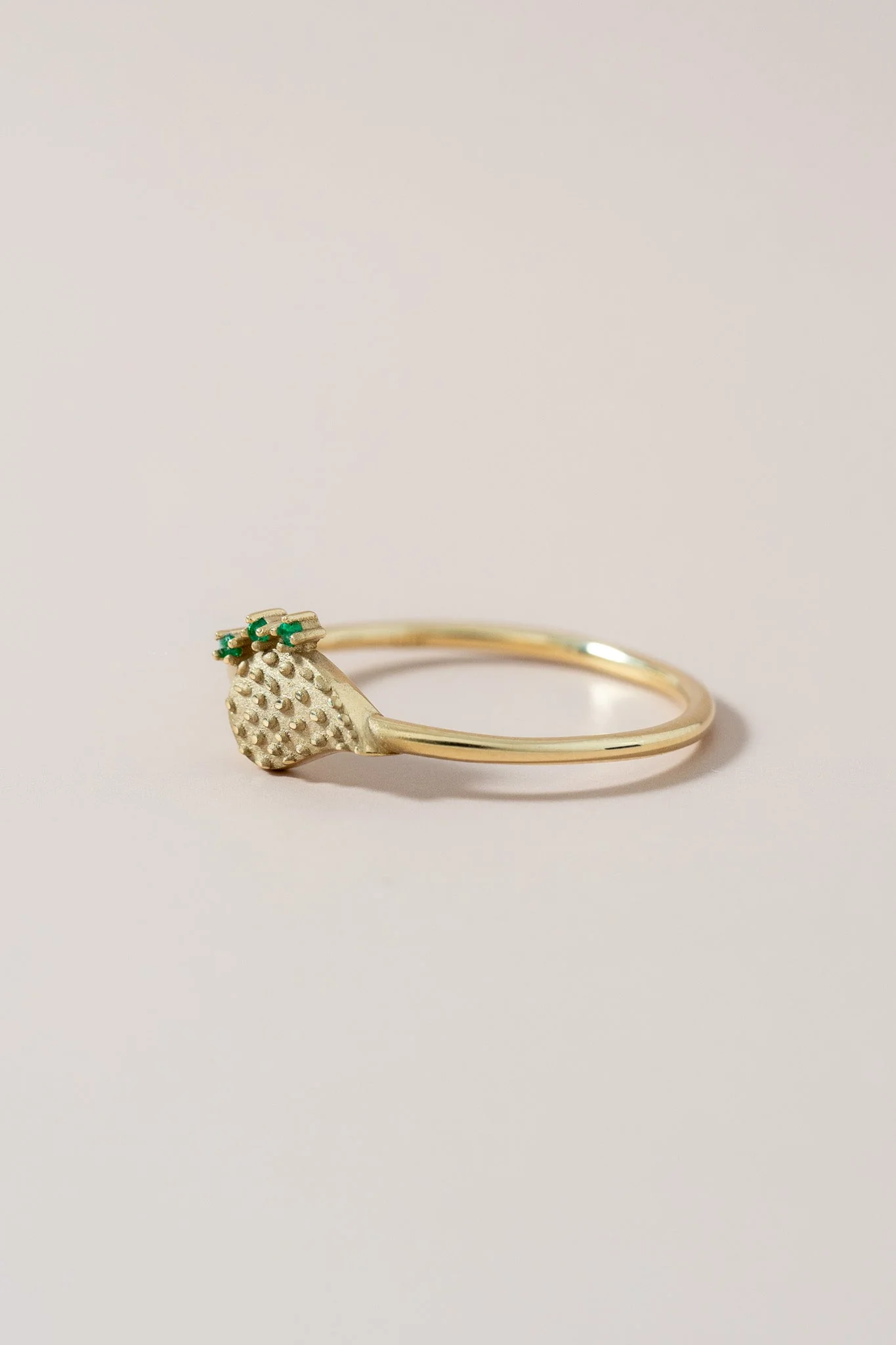 14K Emerald Nopalito Ring - Image 4