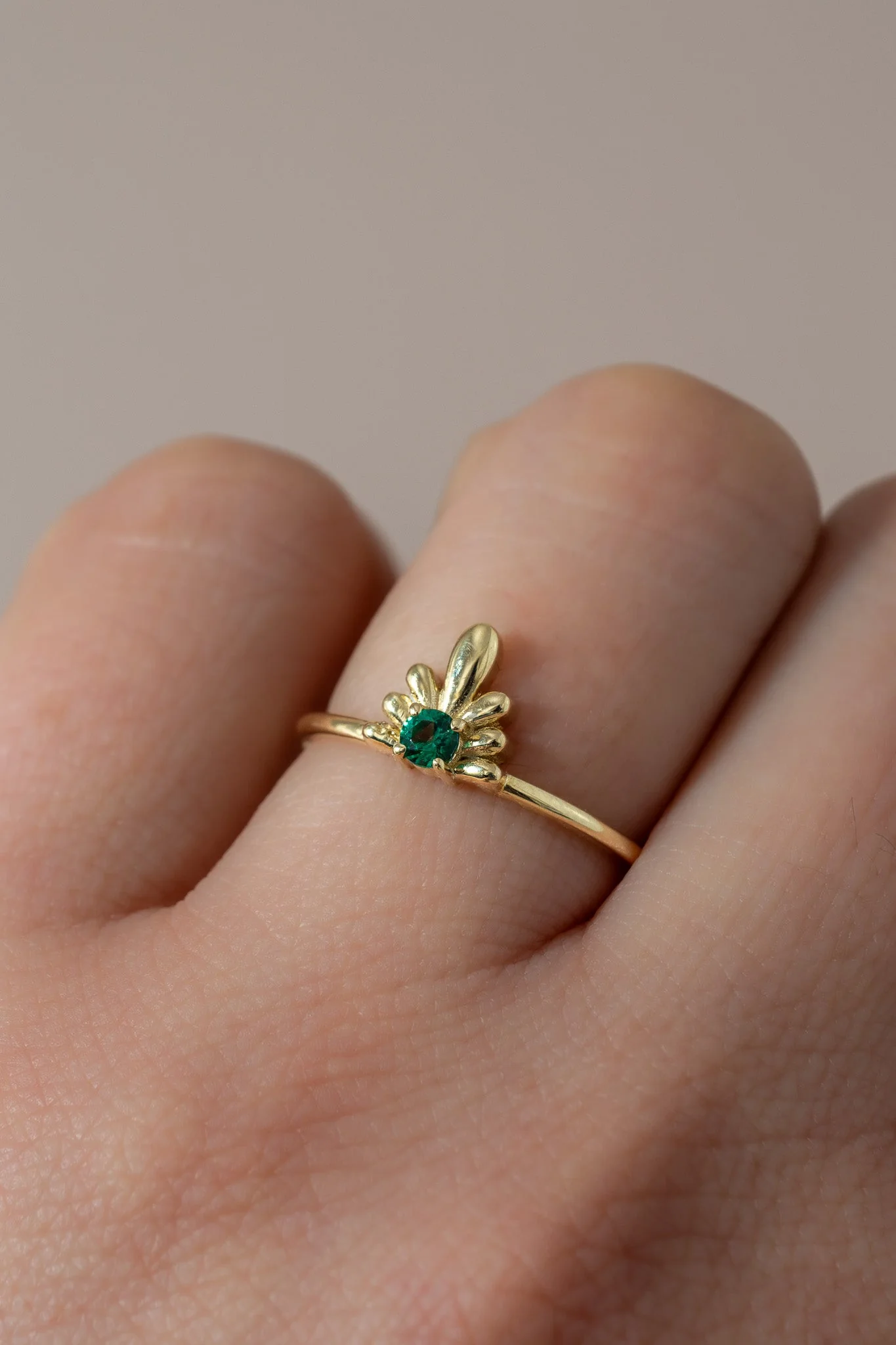 14K Emerald Talavera Ring - Image 2