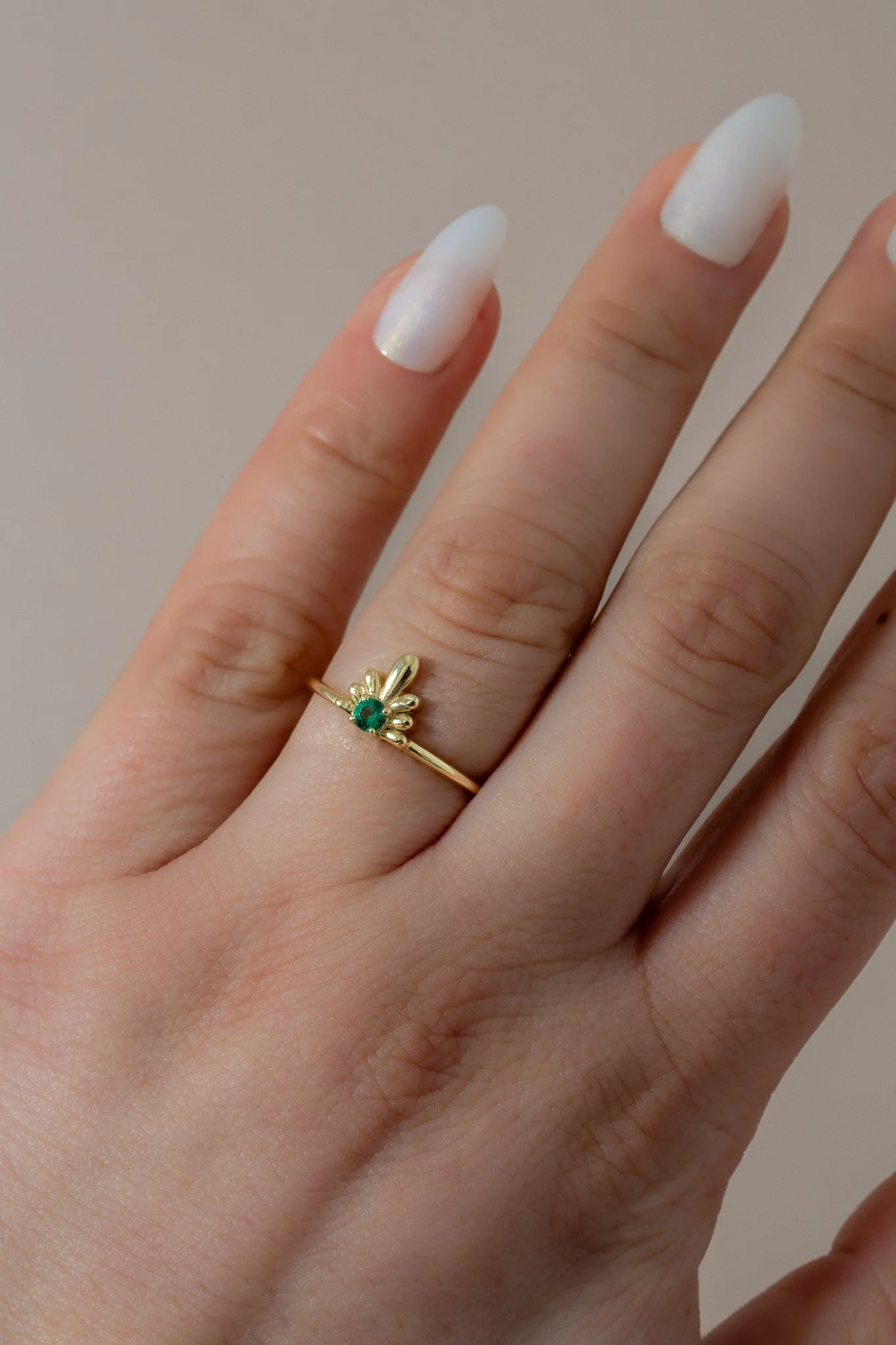 14K Emerald Talavera Ring - Image 4