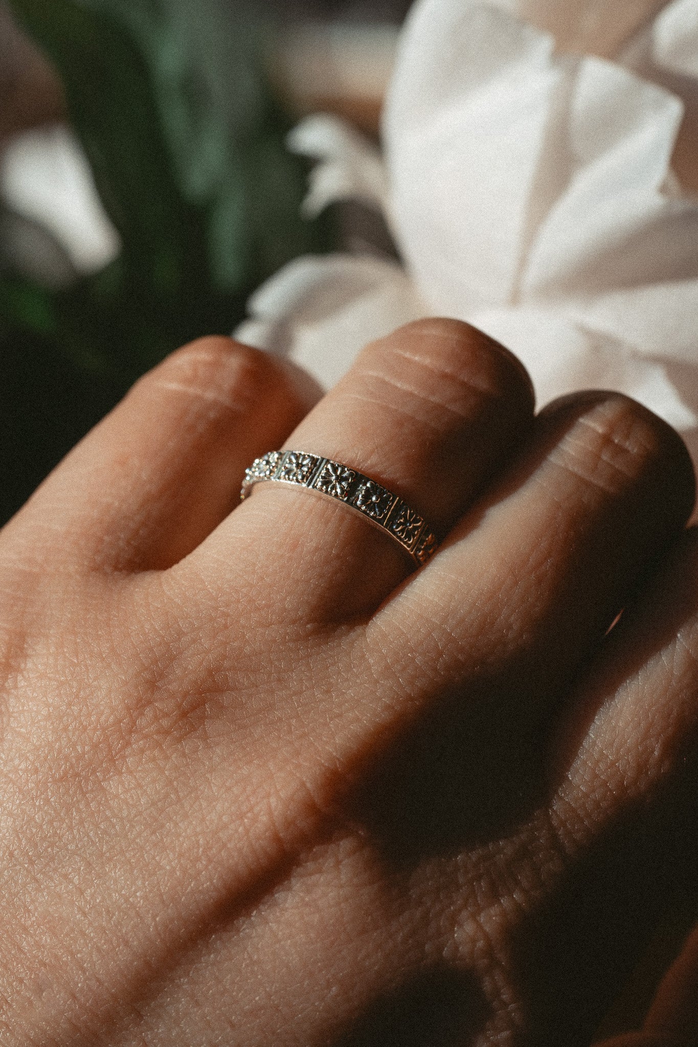 14K Flores Talavera Eternity Band - Image 4