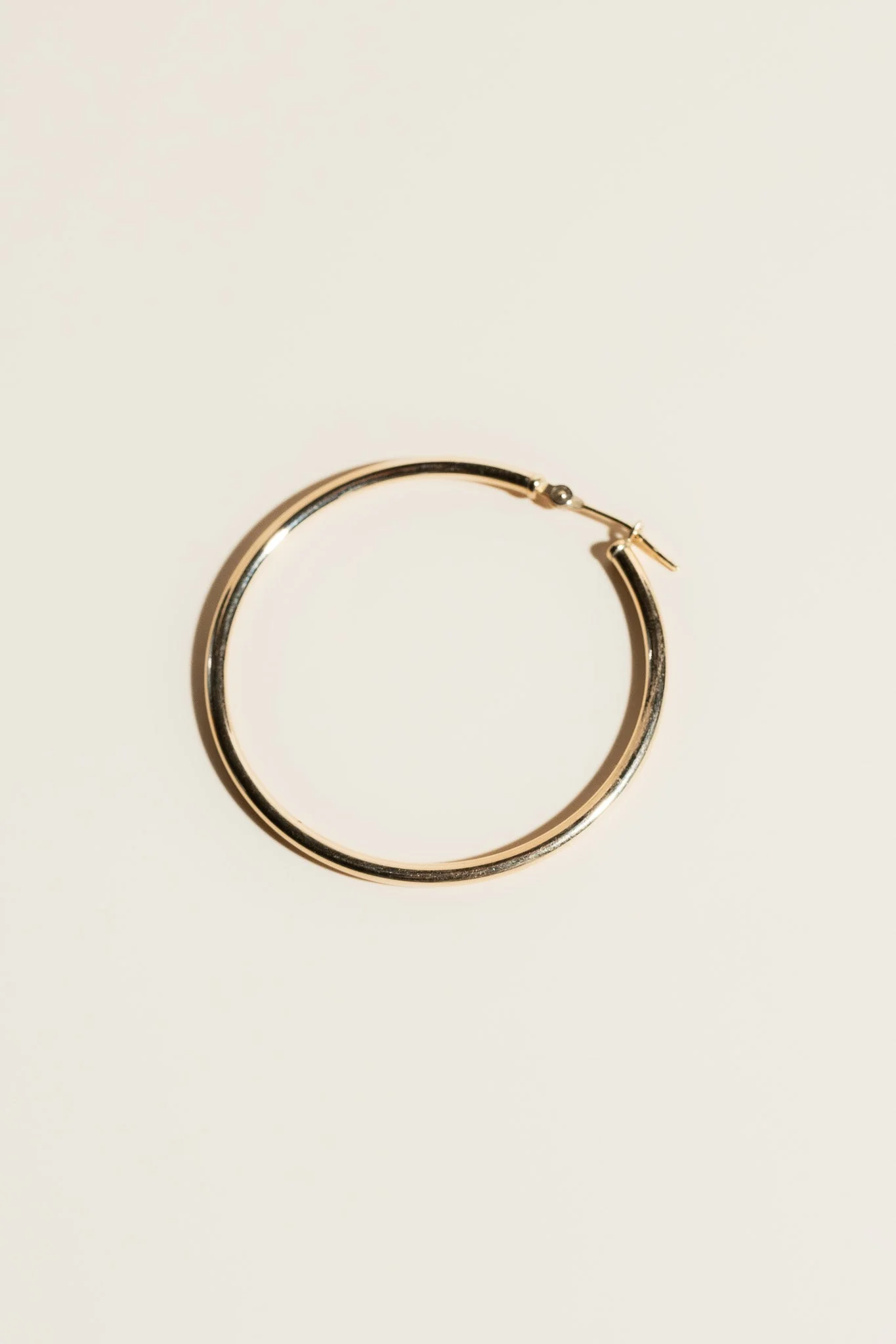 14K Gold Hoops - 40mm - Image 4