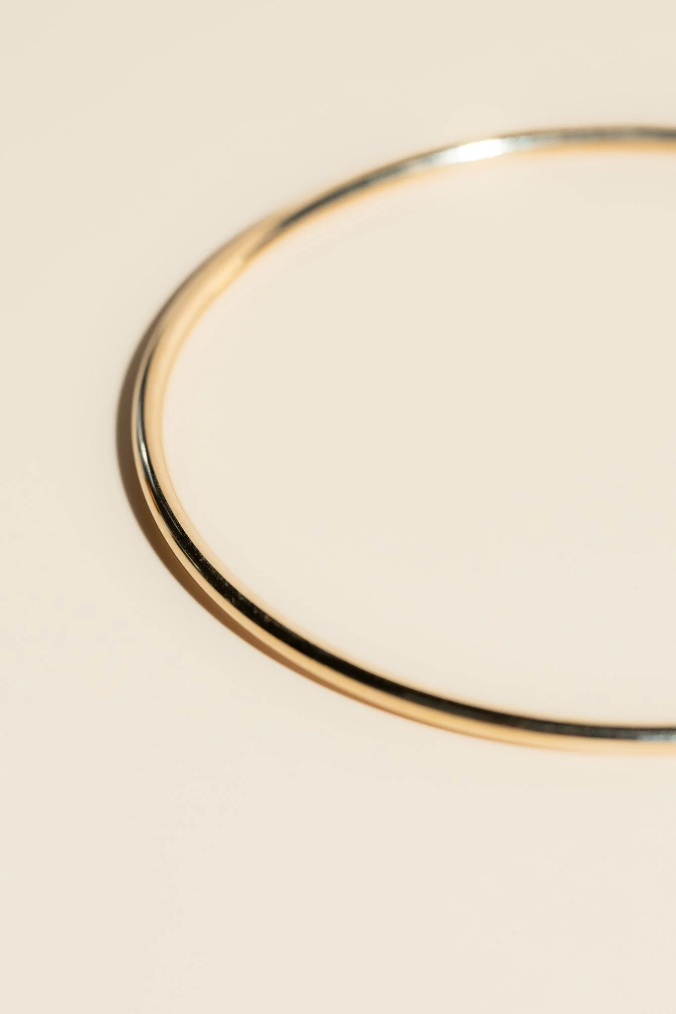 14K Gold Hoops - 60mm - Image 5