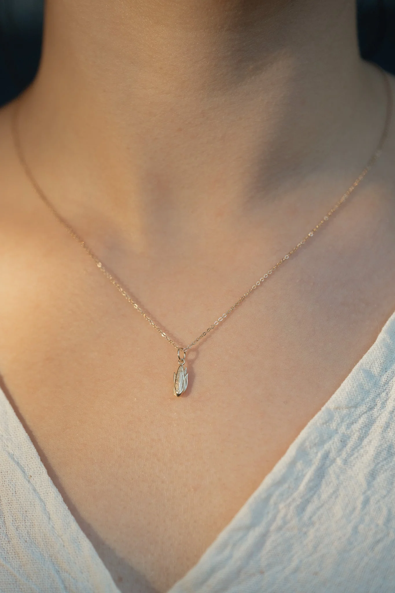 14K Elote Necklace - Image 2
