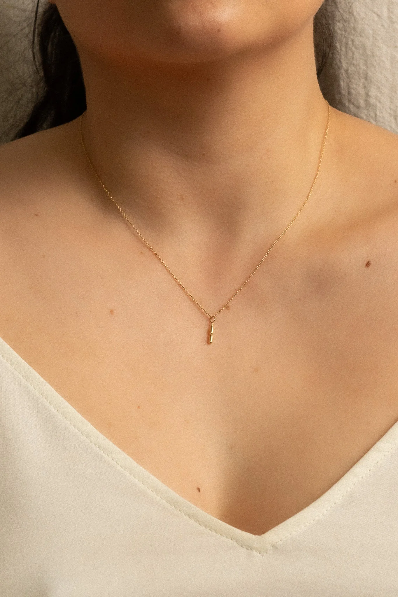 14K Mini Bolis Necklace - Image 2