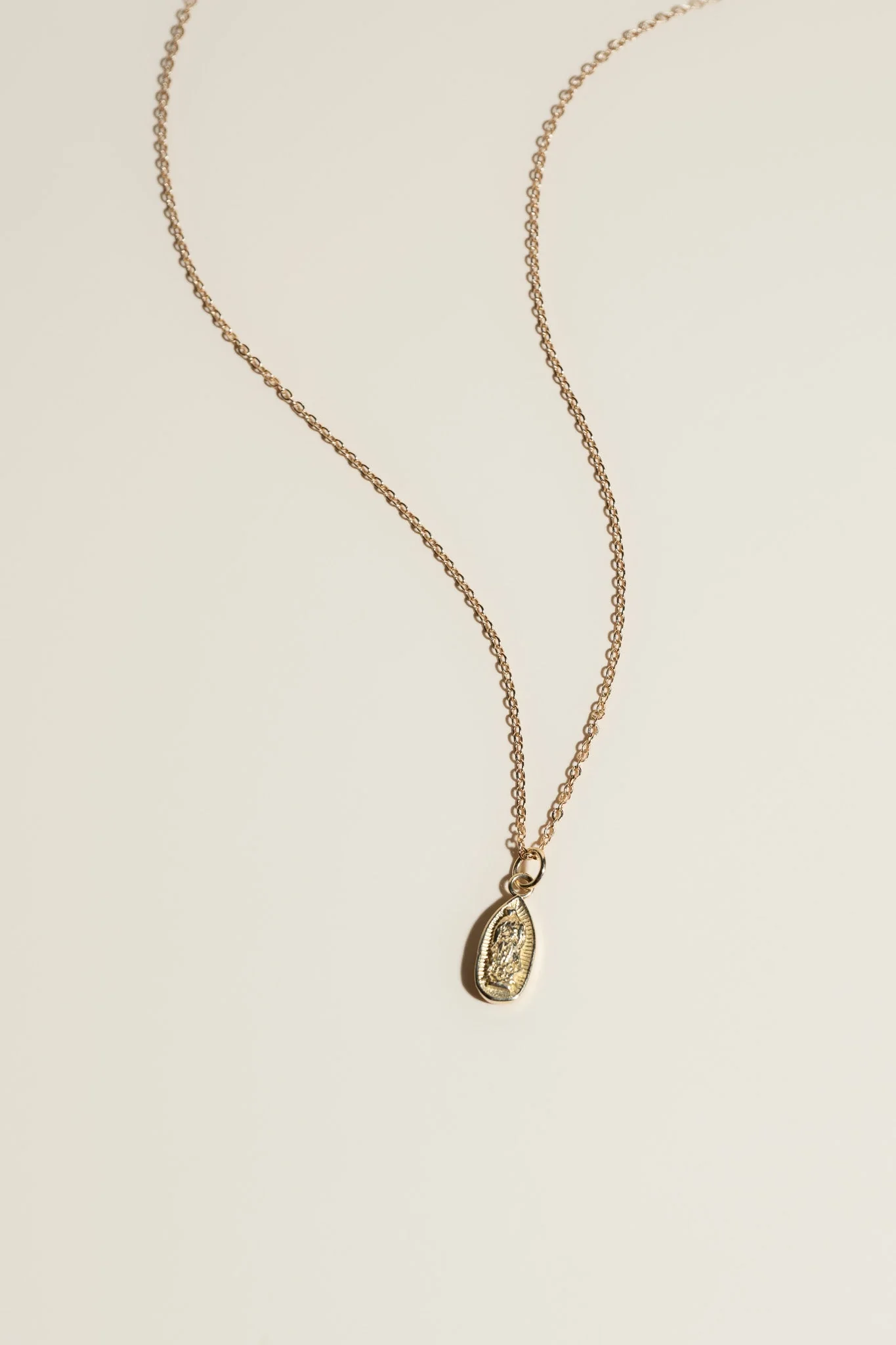 14K Mini Guadalupe Necklace