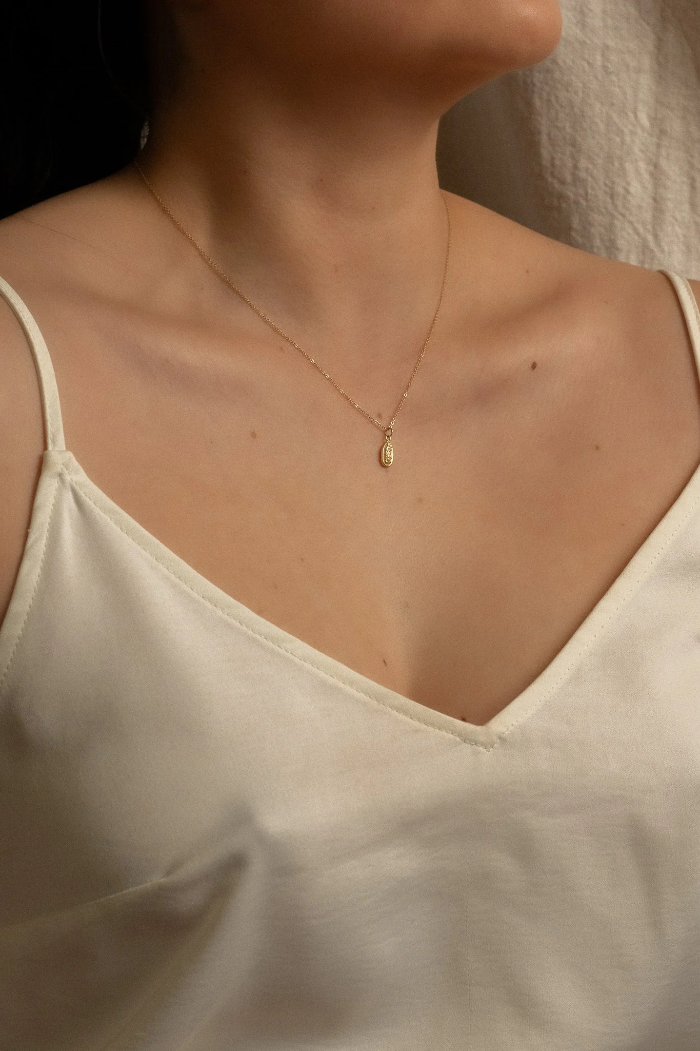 14K Mini Guadalupe Necklace - Image 5