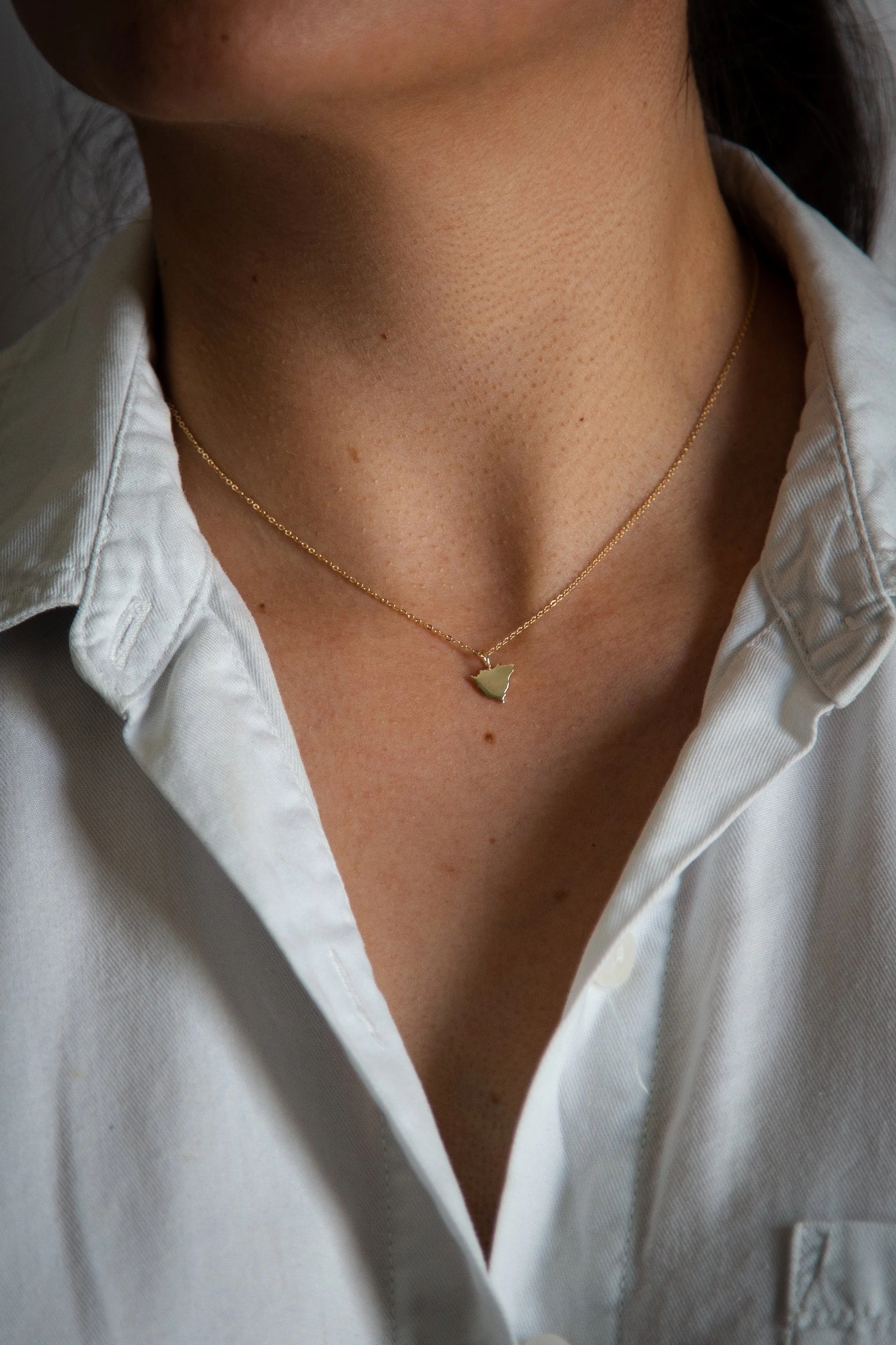 14K Mini Origin 'Nicaragua' Necklace - Image 3