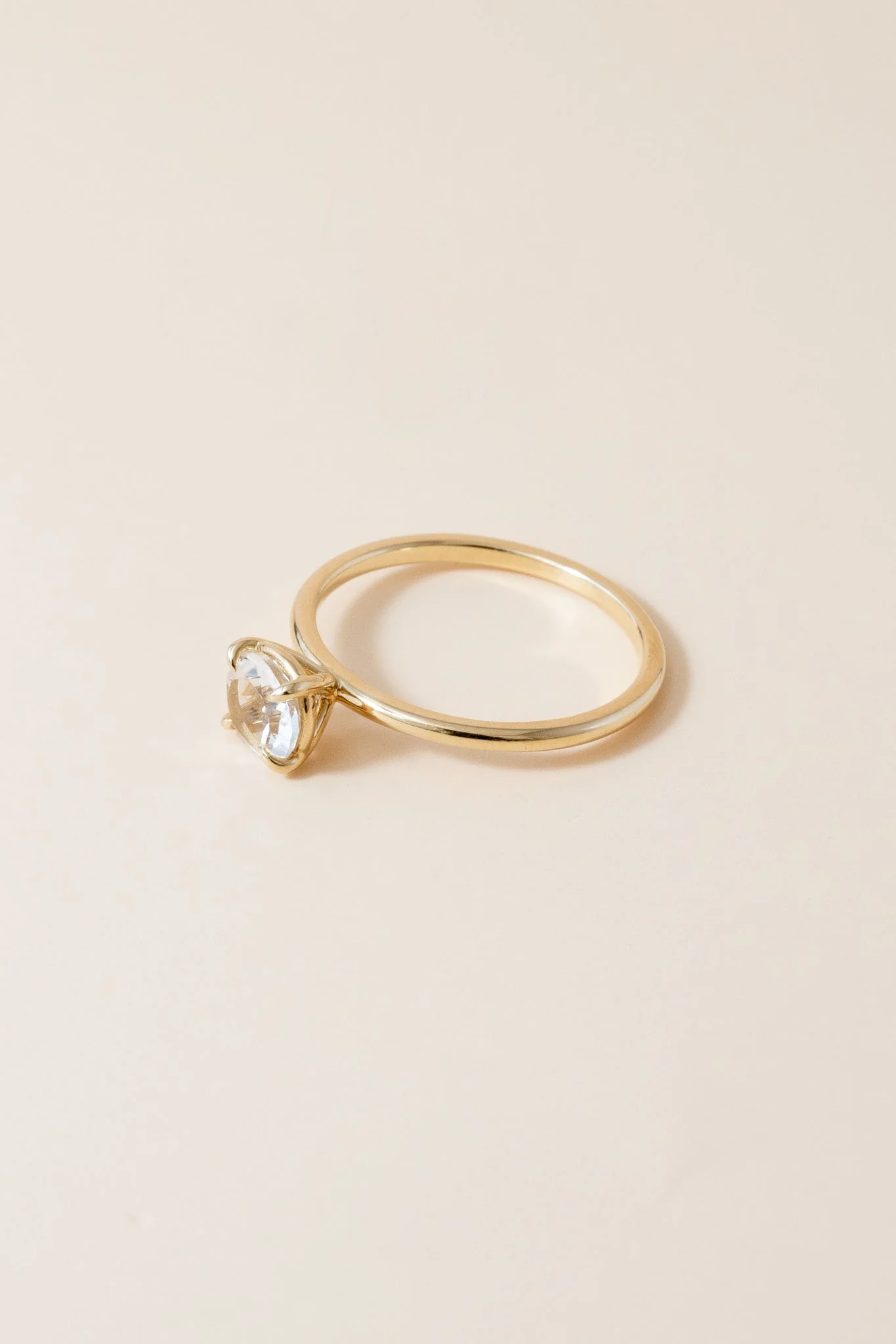 Round Diamond Solitaire Ring - Image 3