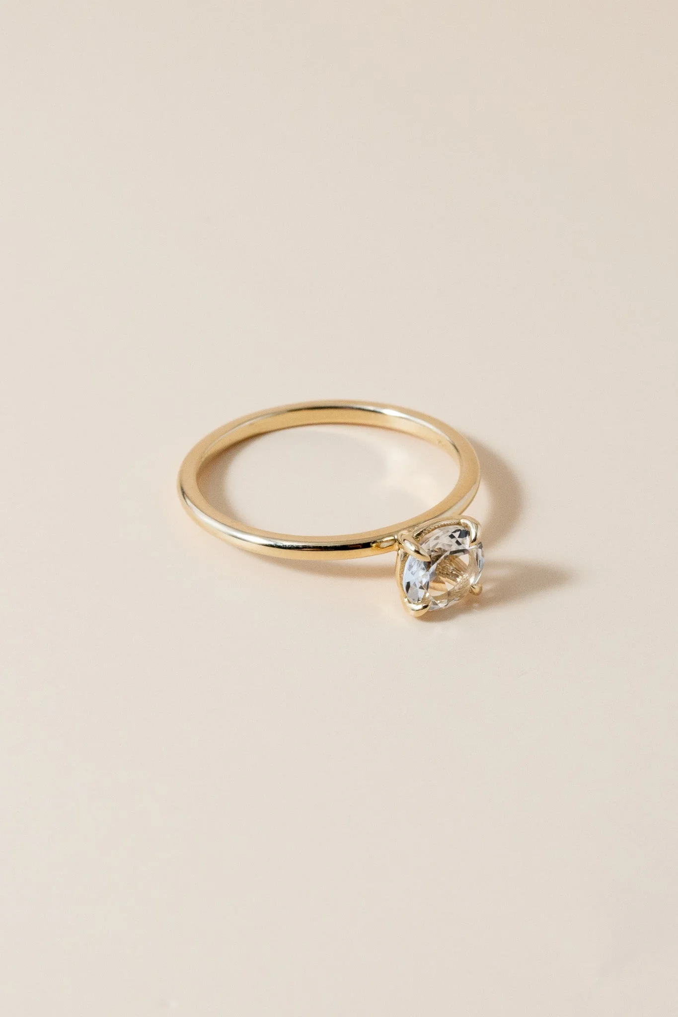 Round Diamond Solitaire Ring - Image 6