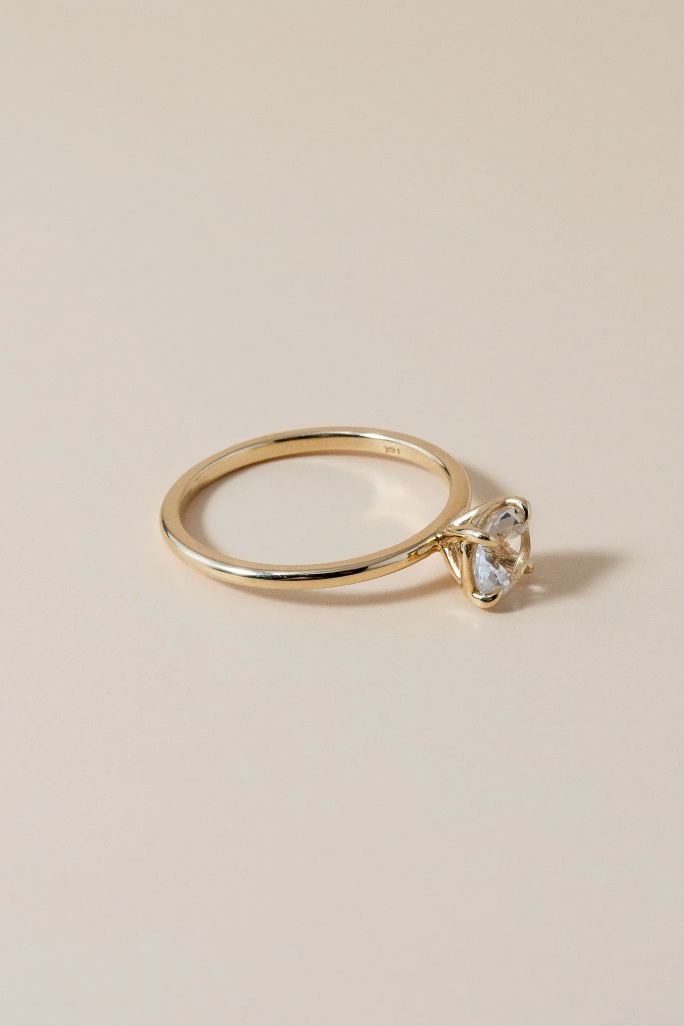 Round Diamond Solitaire Ring - Image 7