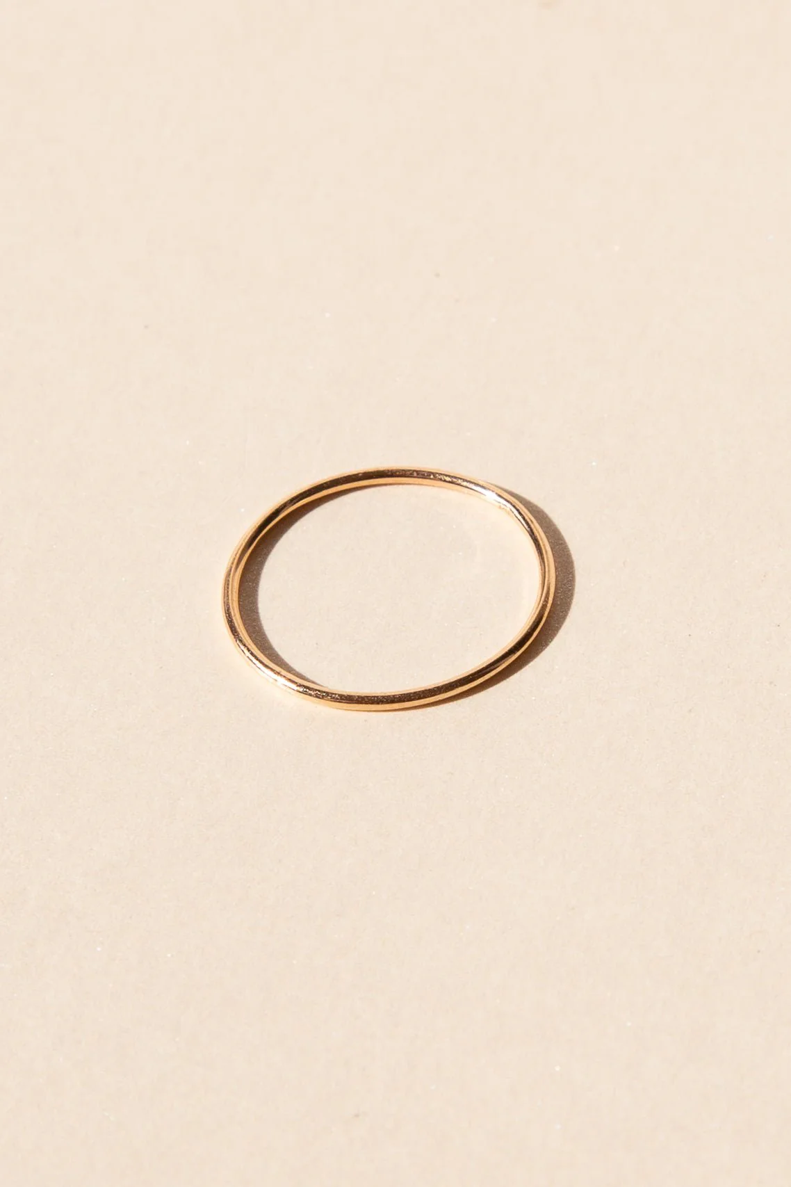 14K Stackable Ring - 1mm - Image 3