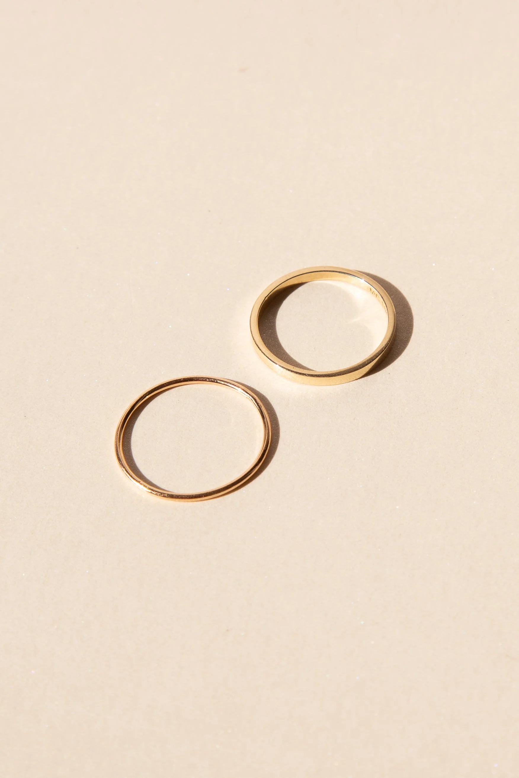 14K Stackable Ring - 1mm - Image 7