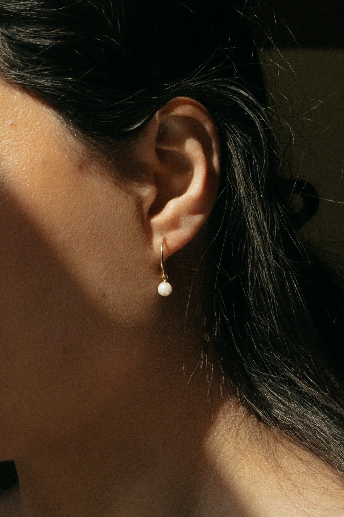 14K Abuelitas Pearl Drop Earrings