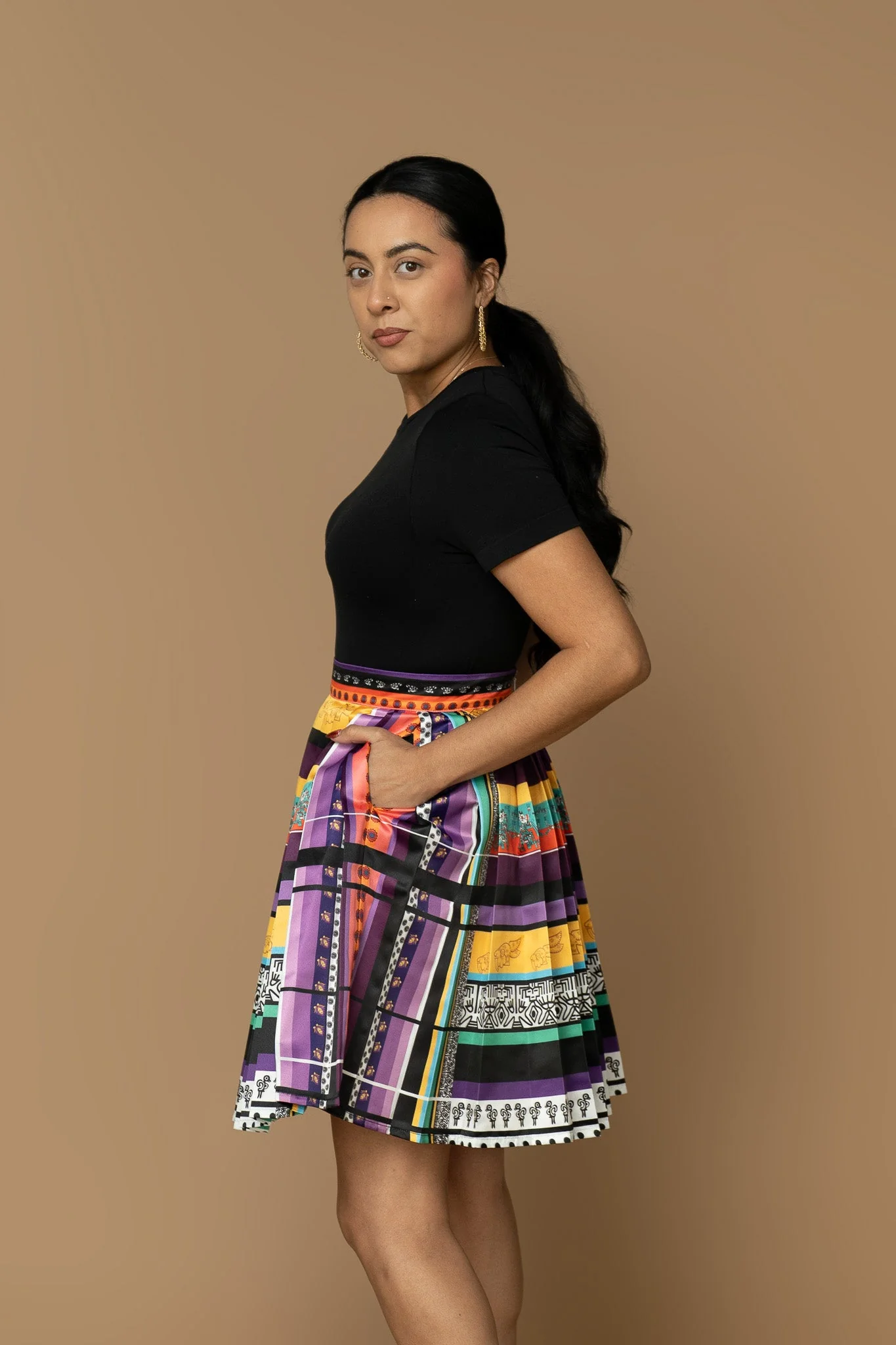 Amate Pleated Skirt - Image 2