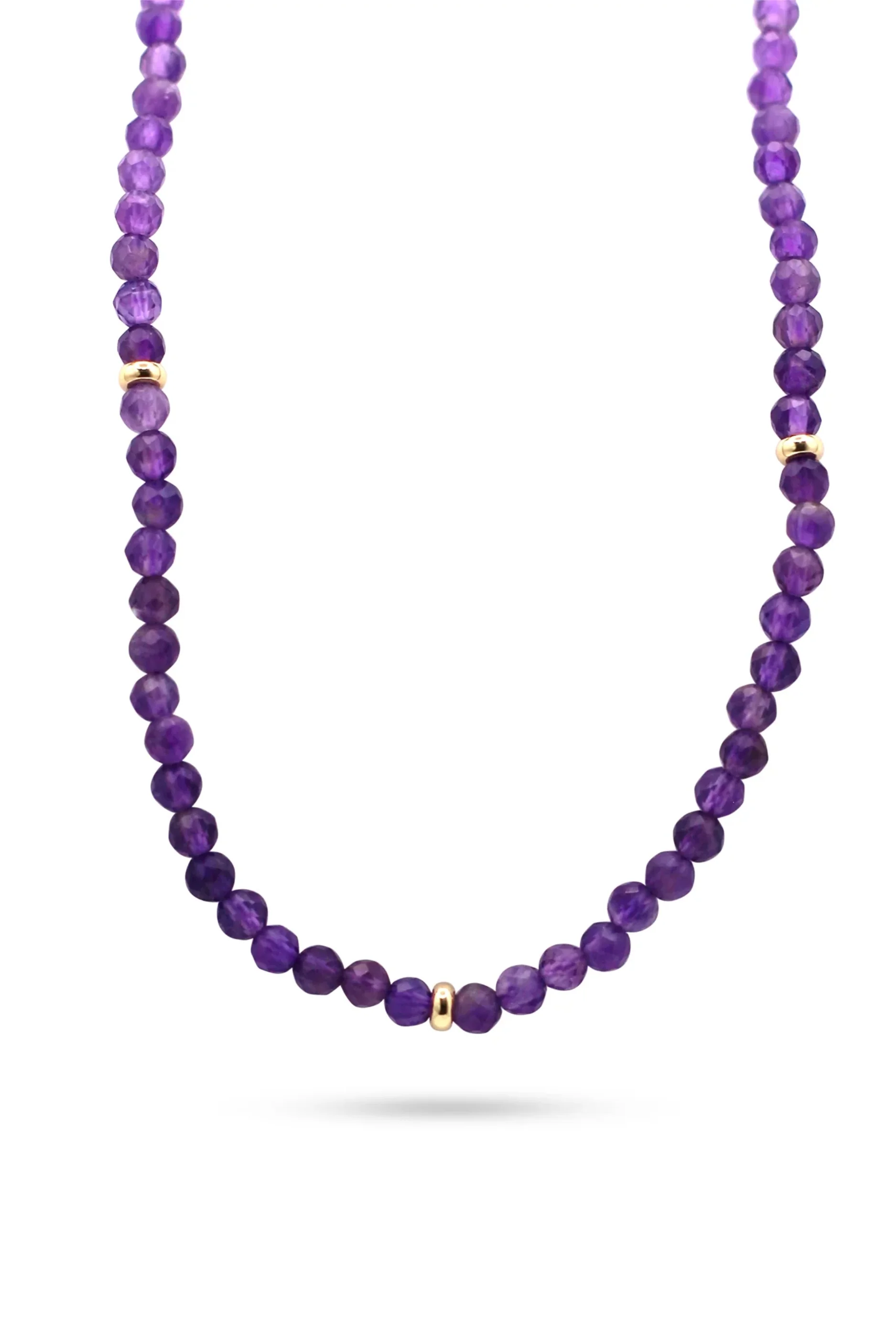 Amethyst Beaded Necklace