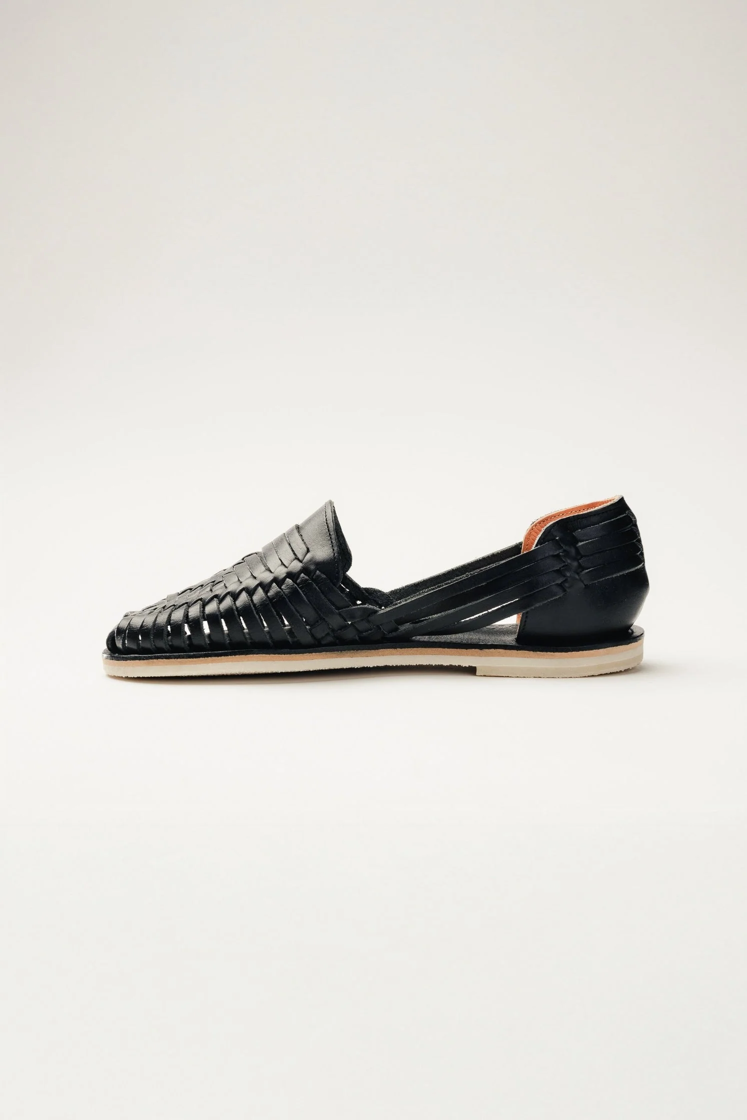 Andy Leather Huaraches - Black - Image 4