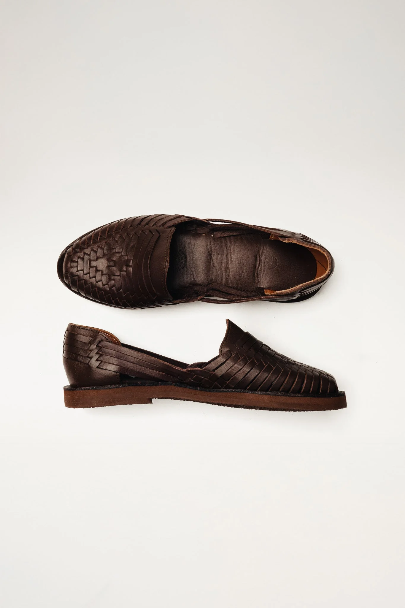 Andy Leather Huaraches - Brown - Image 4