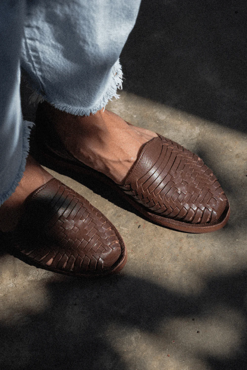 Andy Leather Huaraches - Brown - Image 6