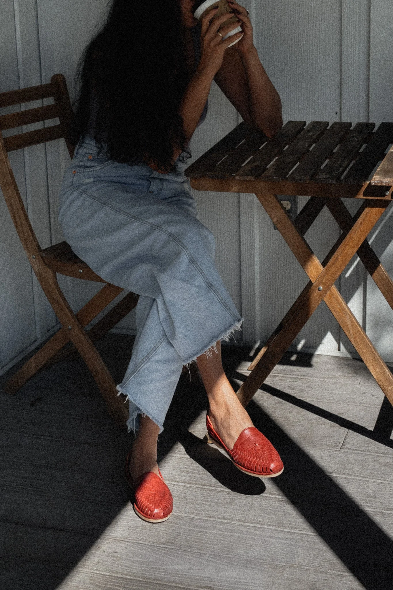 Andy Leather Huaraches - Red - Image 3