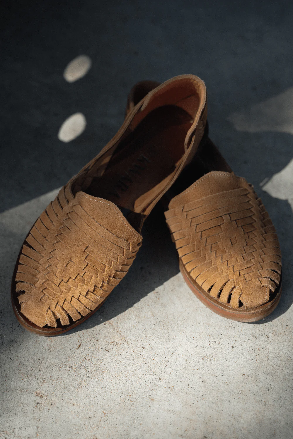 Andy Suede Huaraches - Camel - Image 4