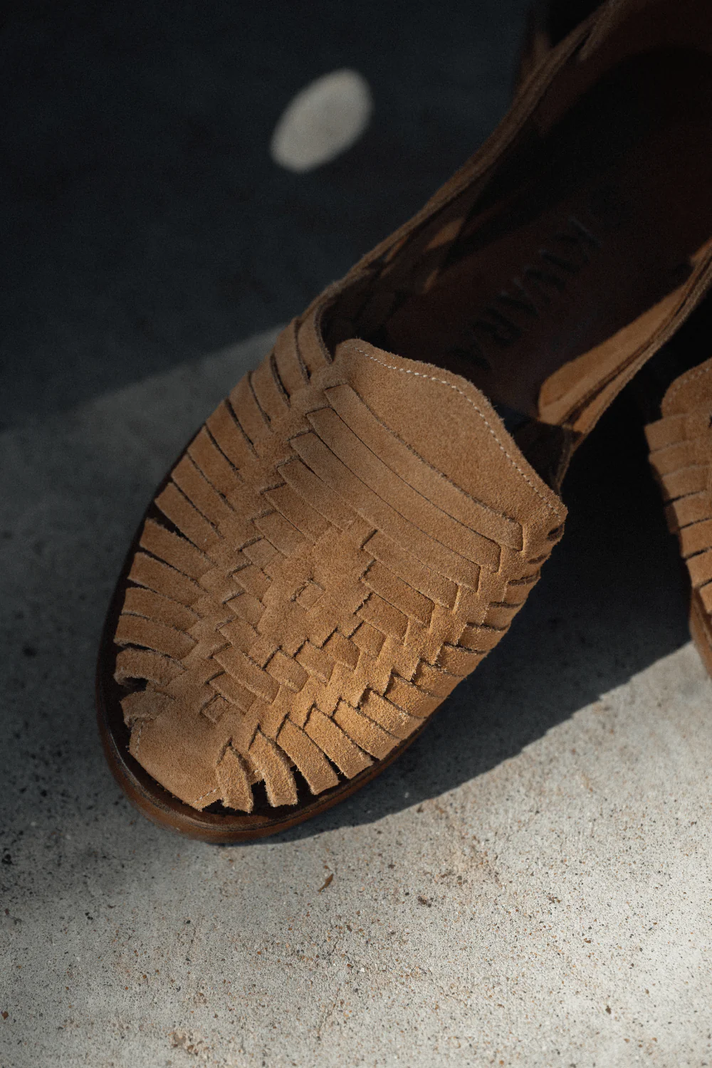 Andy Suede Huaraches - Camel - Image 5