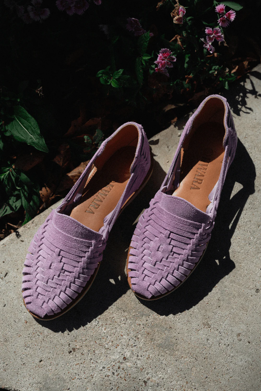 Andy Suede Huaraches - Lilac - Image 3