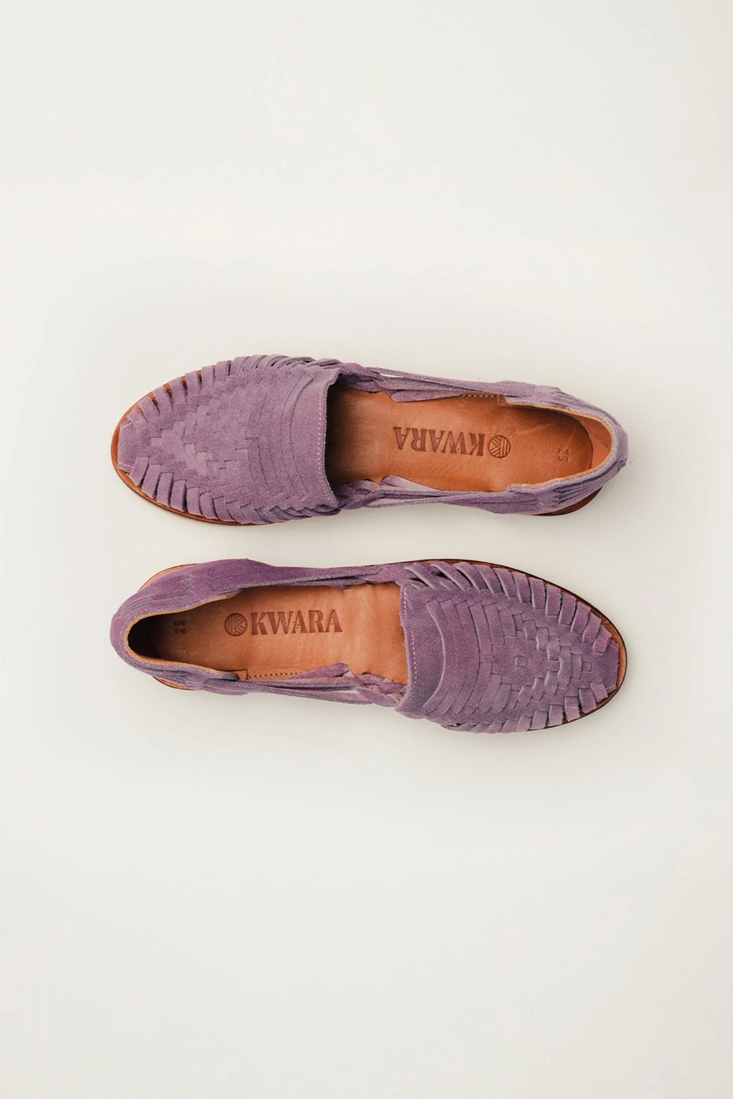 Andy Suede Huaraches - Lilac - Image 4
