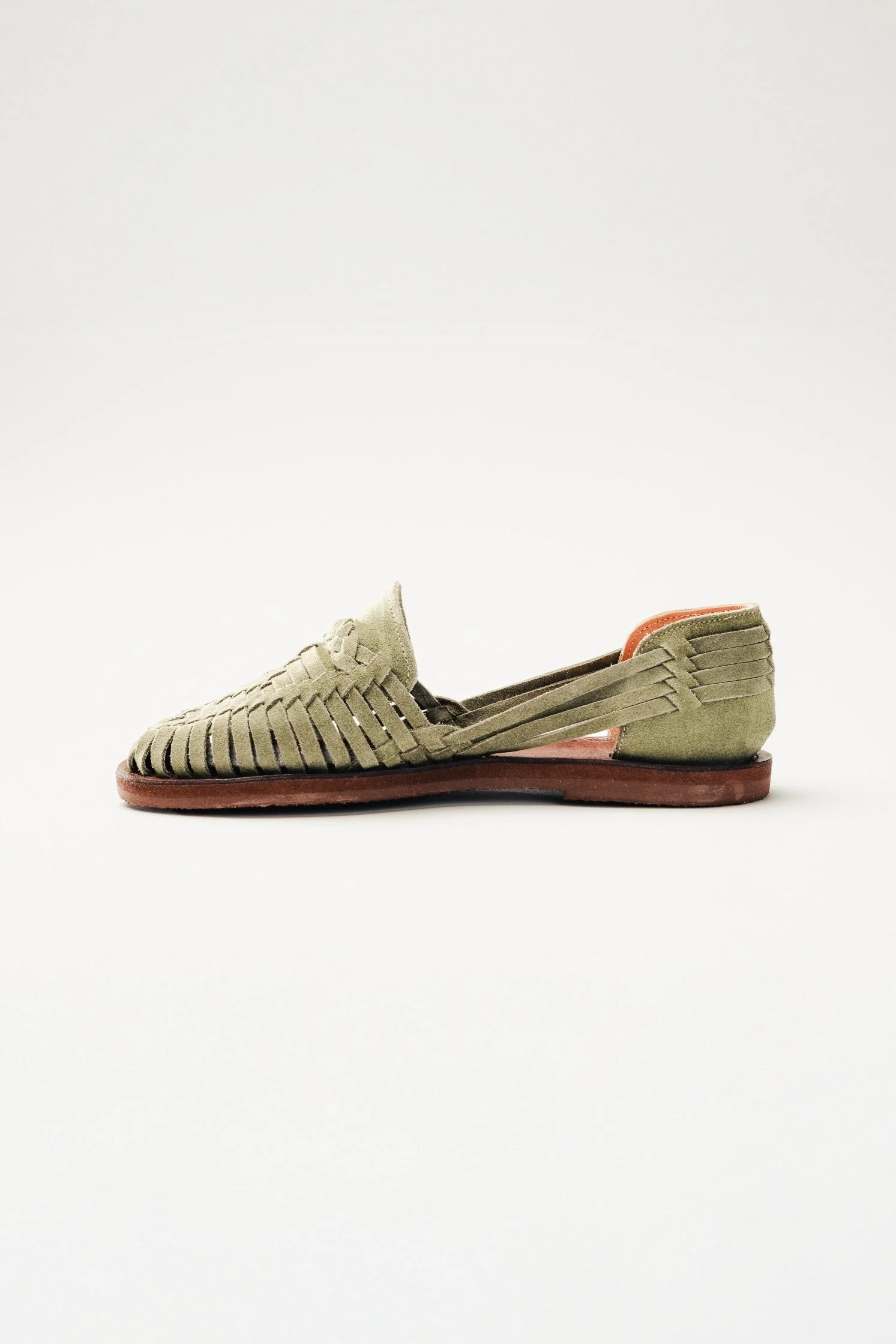 Andy Suede Huaraches - Olive - Image 4