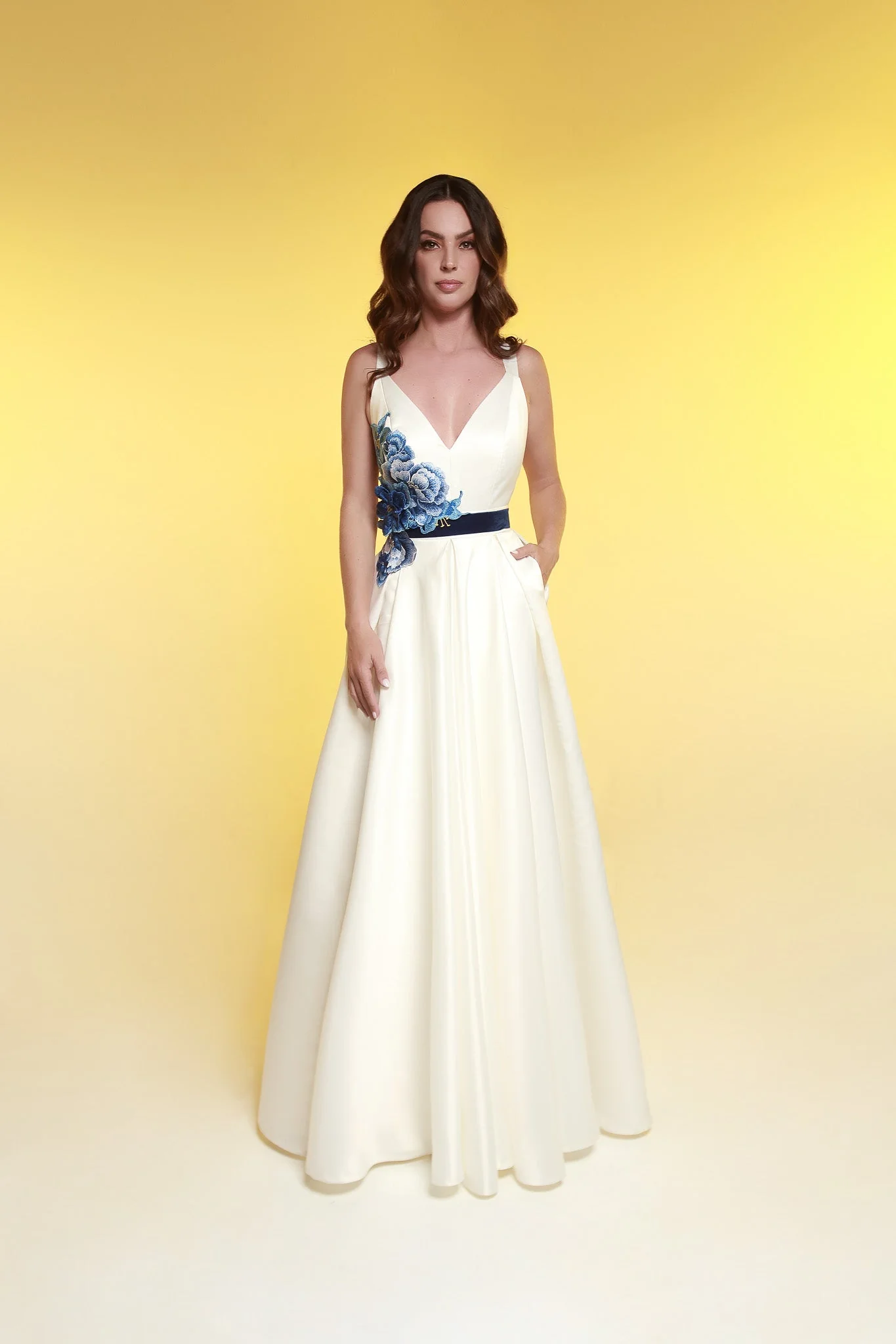 Blue Roses Dress - Image 3