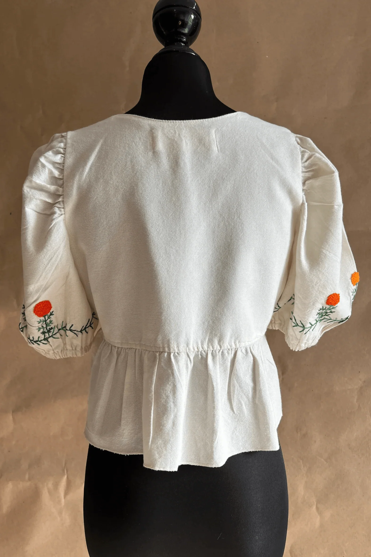 Cempasúchil Top - White - Image 3