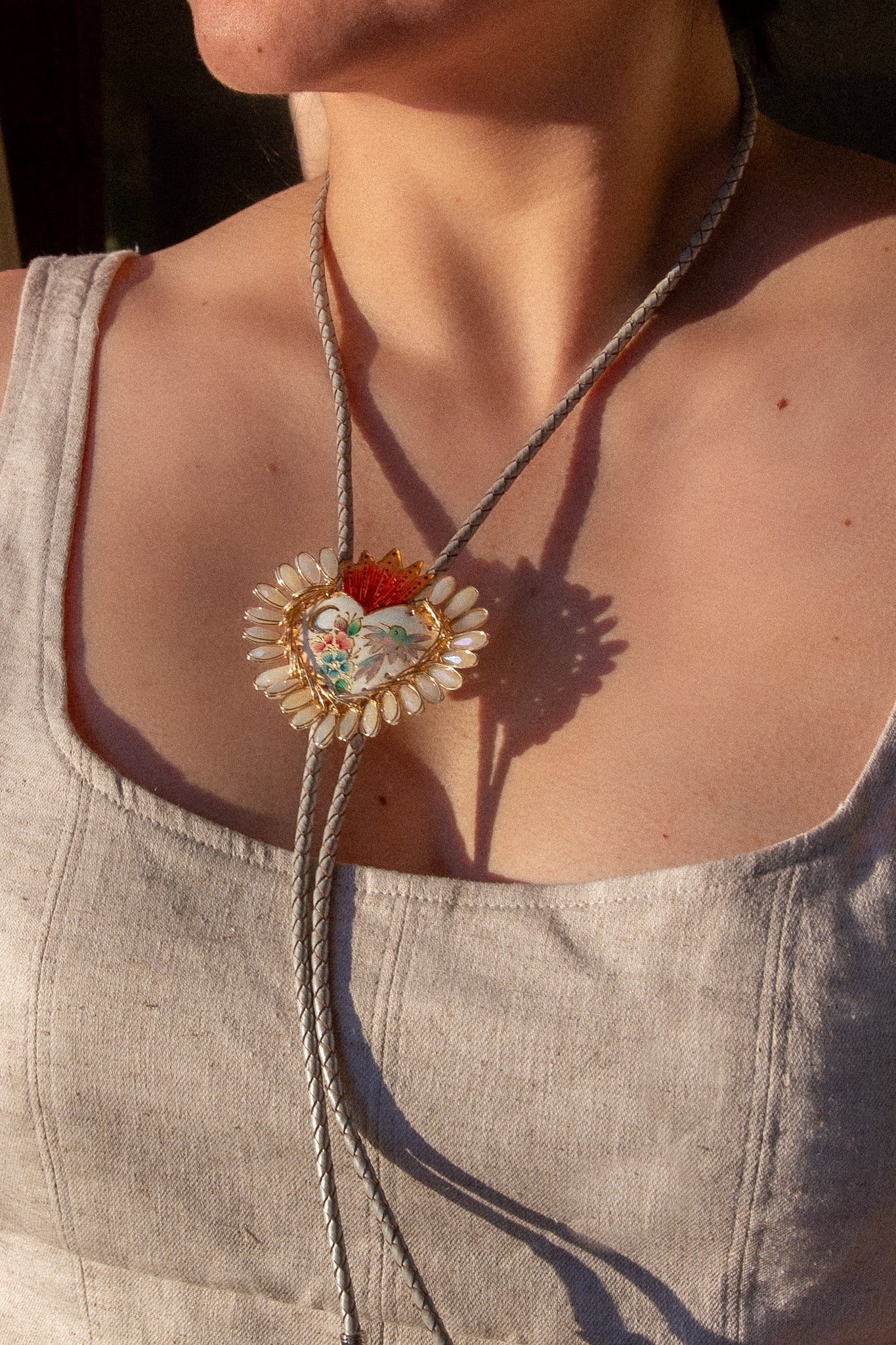 Corazón Bolo Tie - Image 2