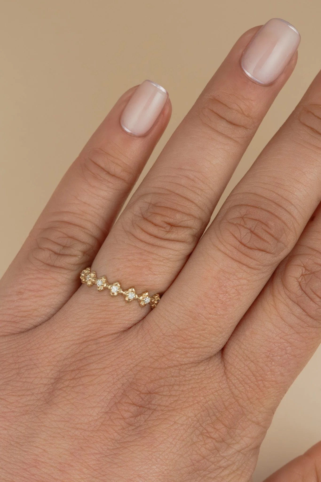 Diamond Eternity Mini Clover Talavera Band - Image 2