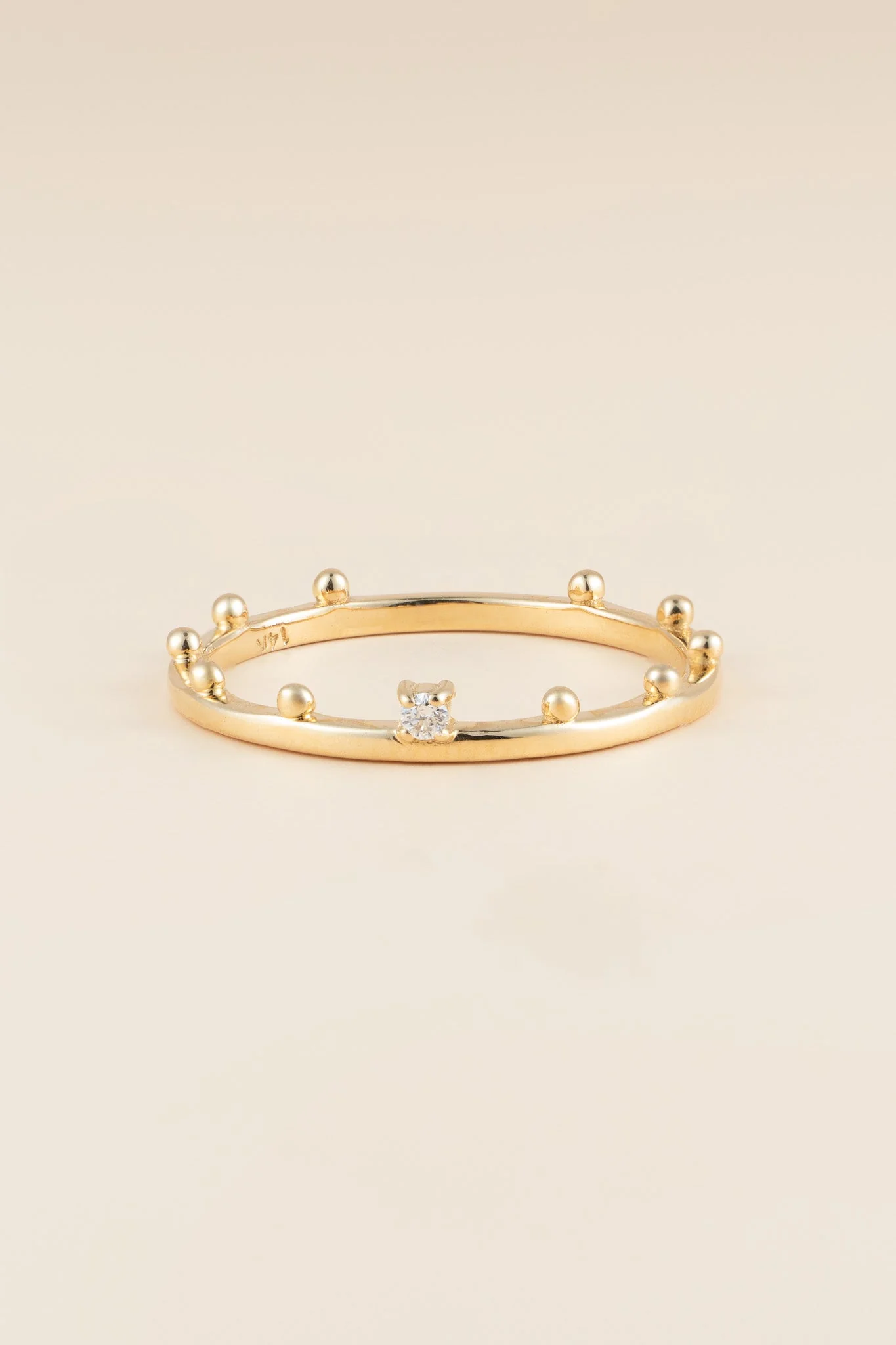 Diamond Rosary Ring
