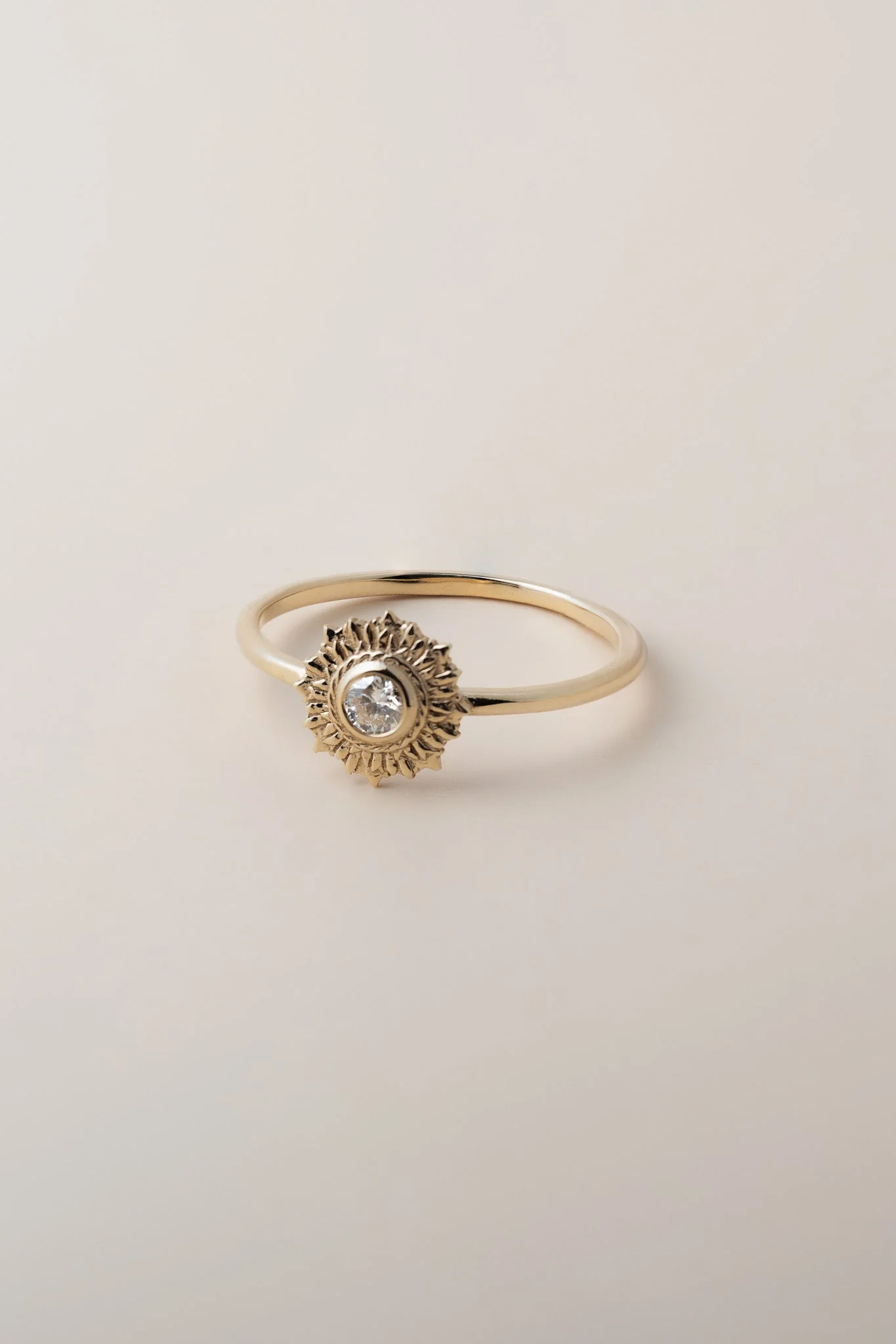Diamond Starburst 14K Ring - Image 3