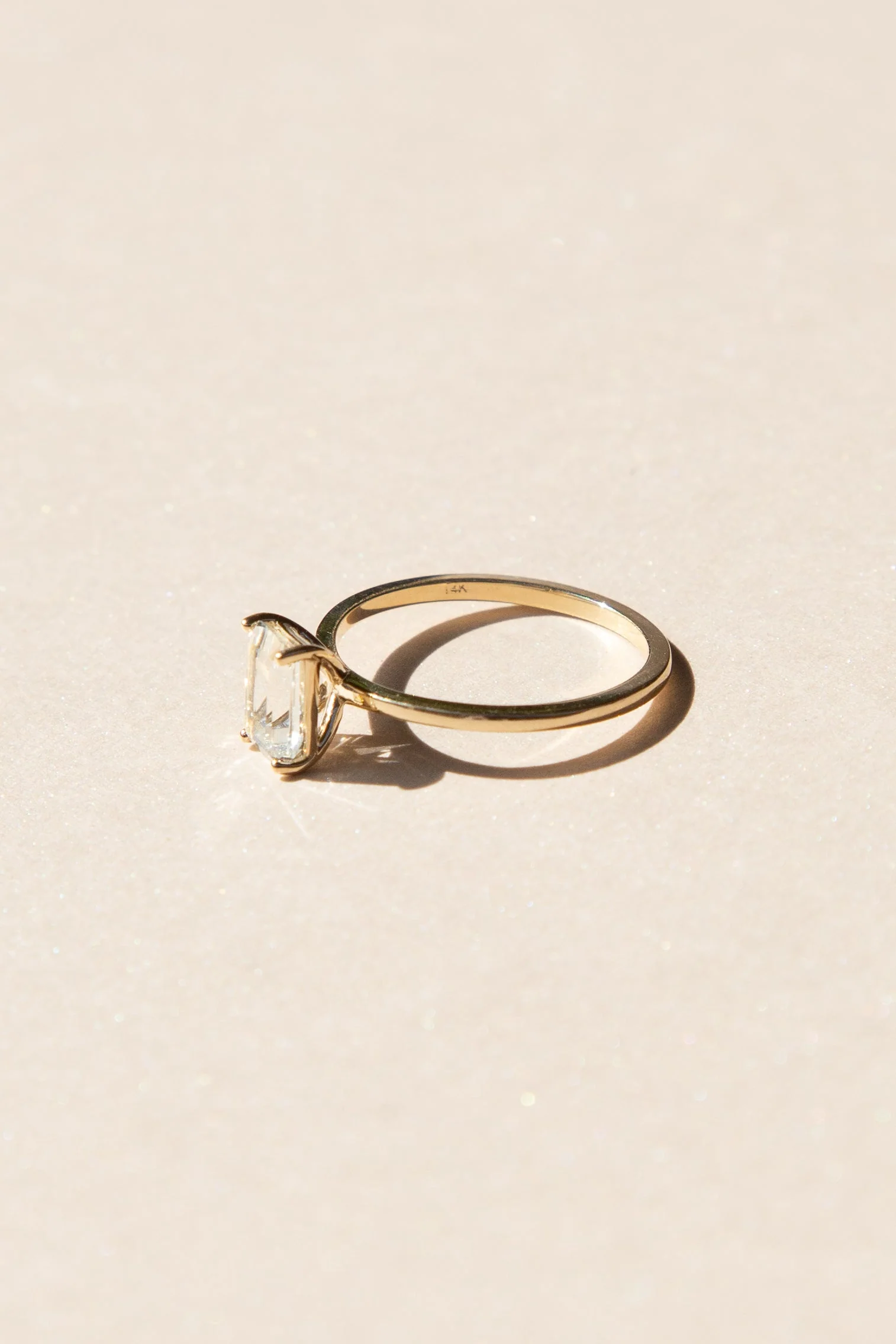 Emerald Cut Diamond Ring - Image 8
