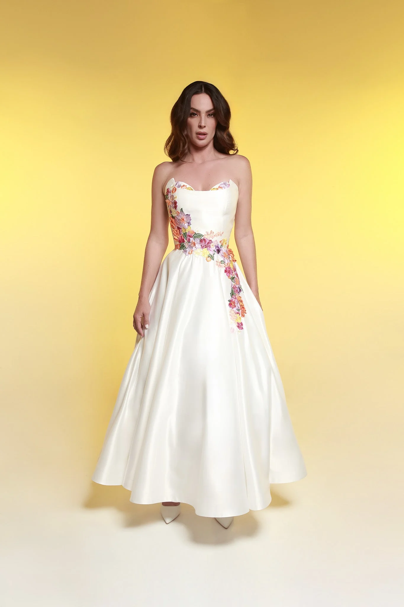 Floral Midi Dress - Image 3
