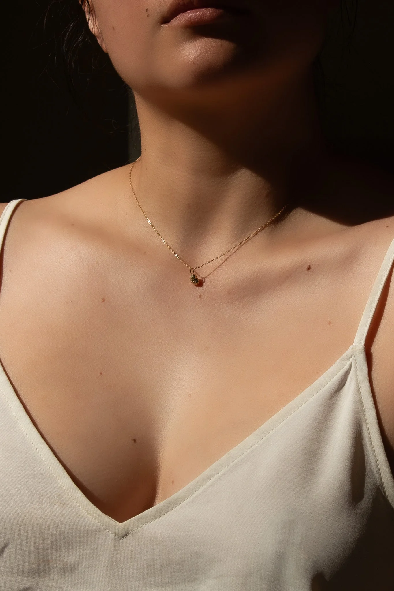 14K Frijolito Grande Necklace - Image 2