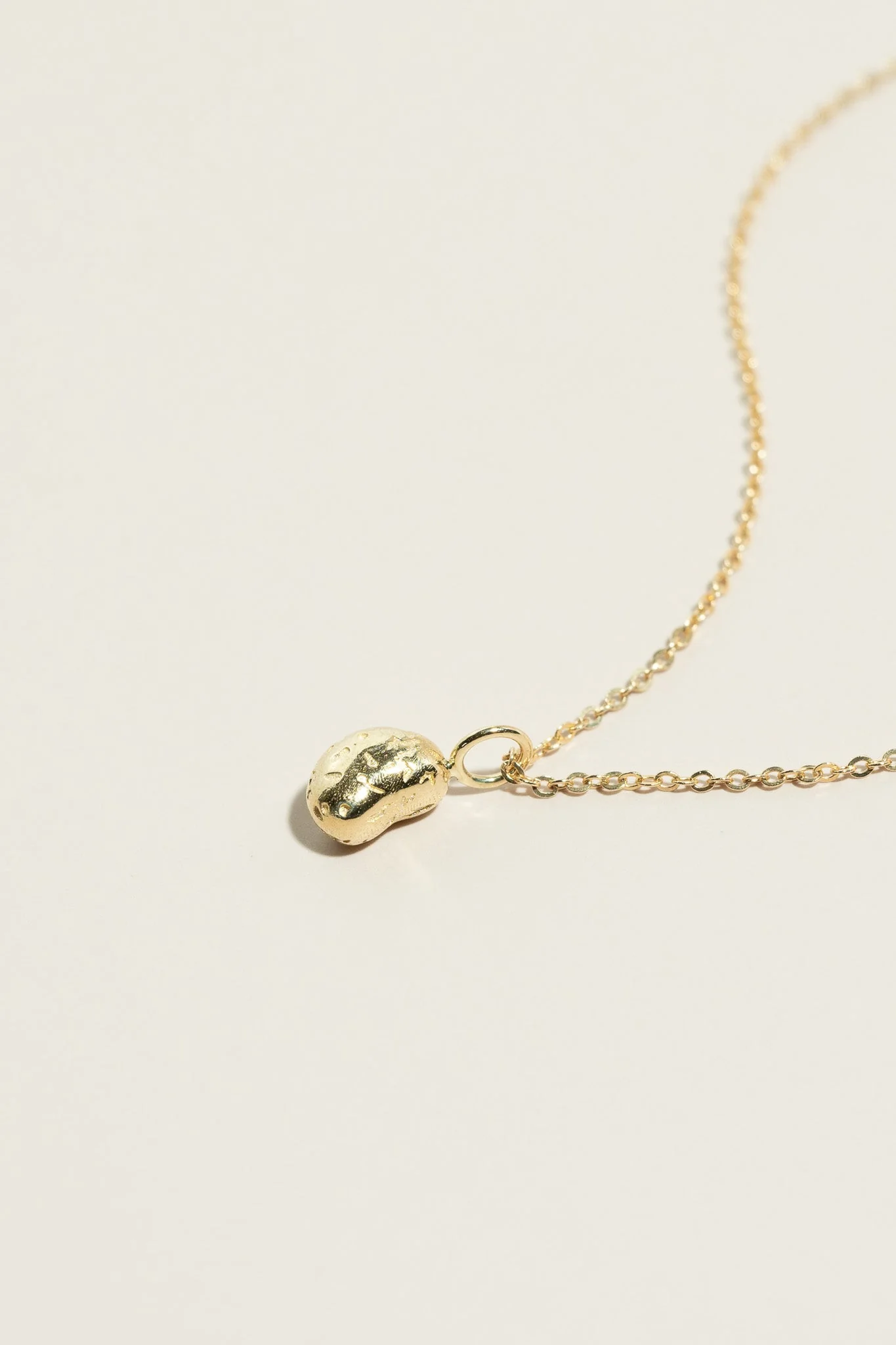 14K Frijolito Grande Necklace - Image 3