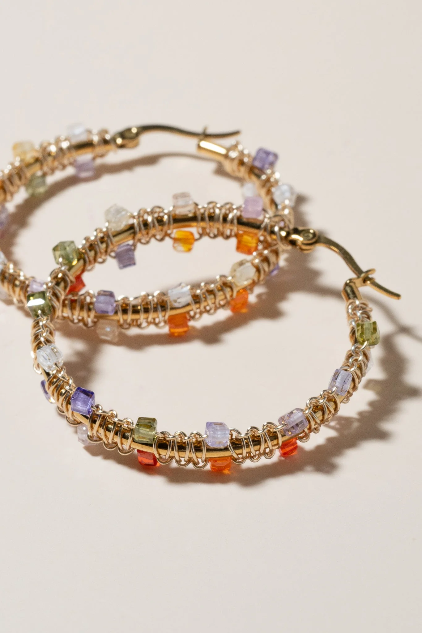 Iris Hoop Earrings