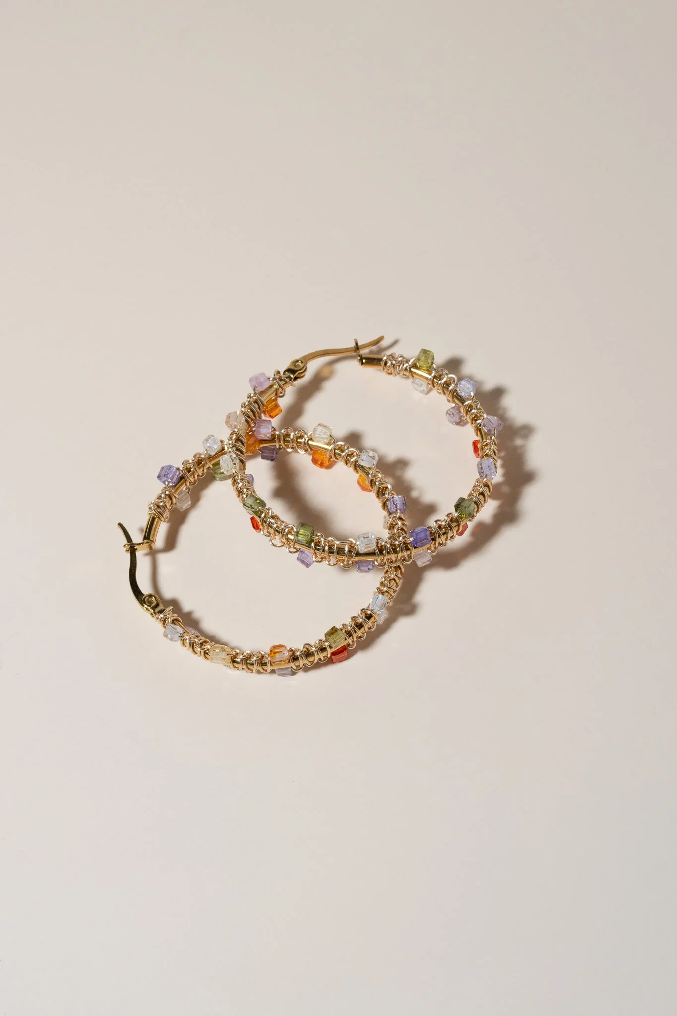 Iris Hoop Earrings - Image 4