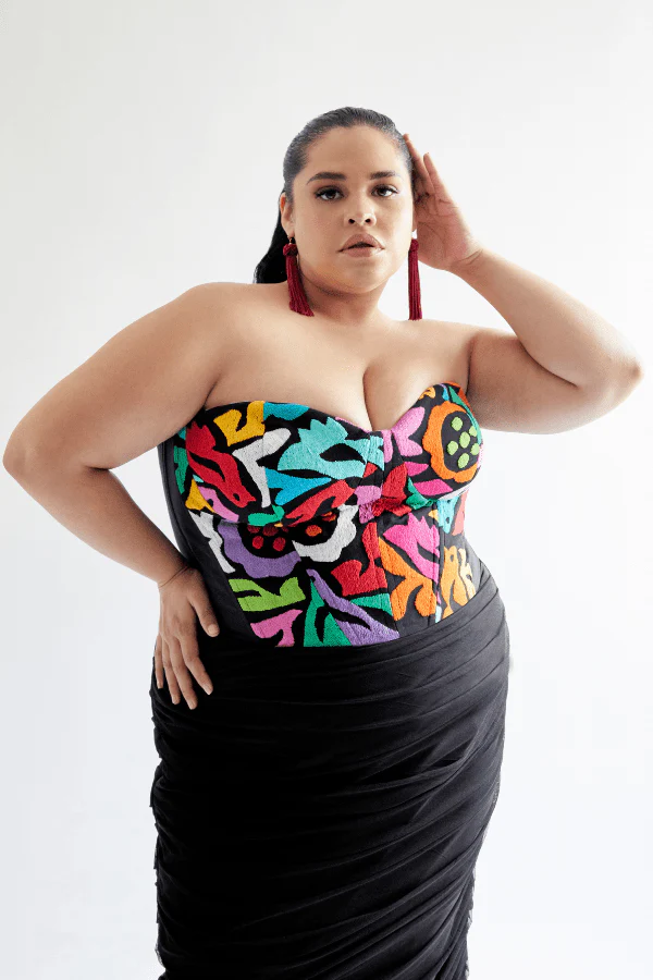 Jalapa de Díaz Strapless Bustier - Image 8
