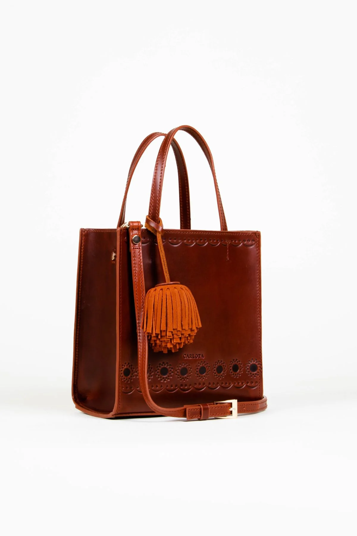 La Maceta Baby Tote - Rust - Image 3