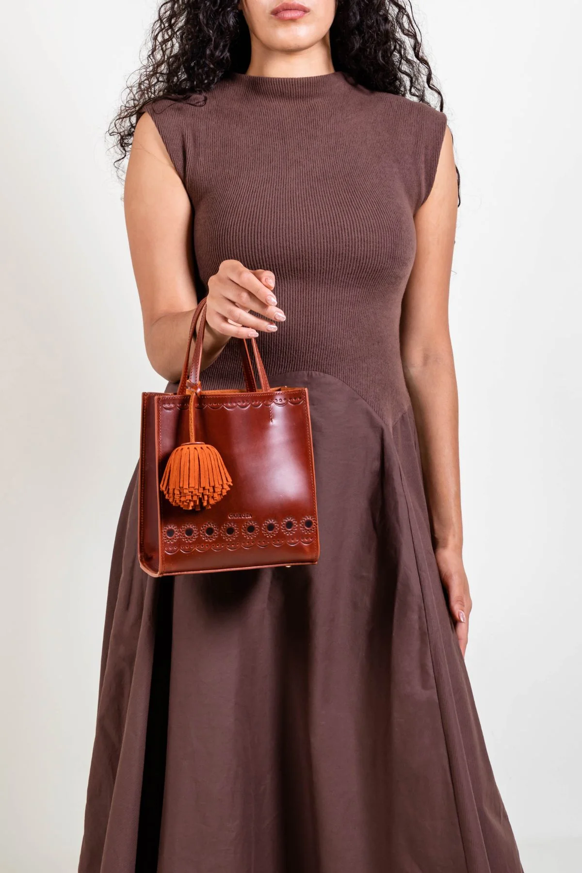 La Maceta Baby Tote - Rust - Image 6