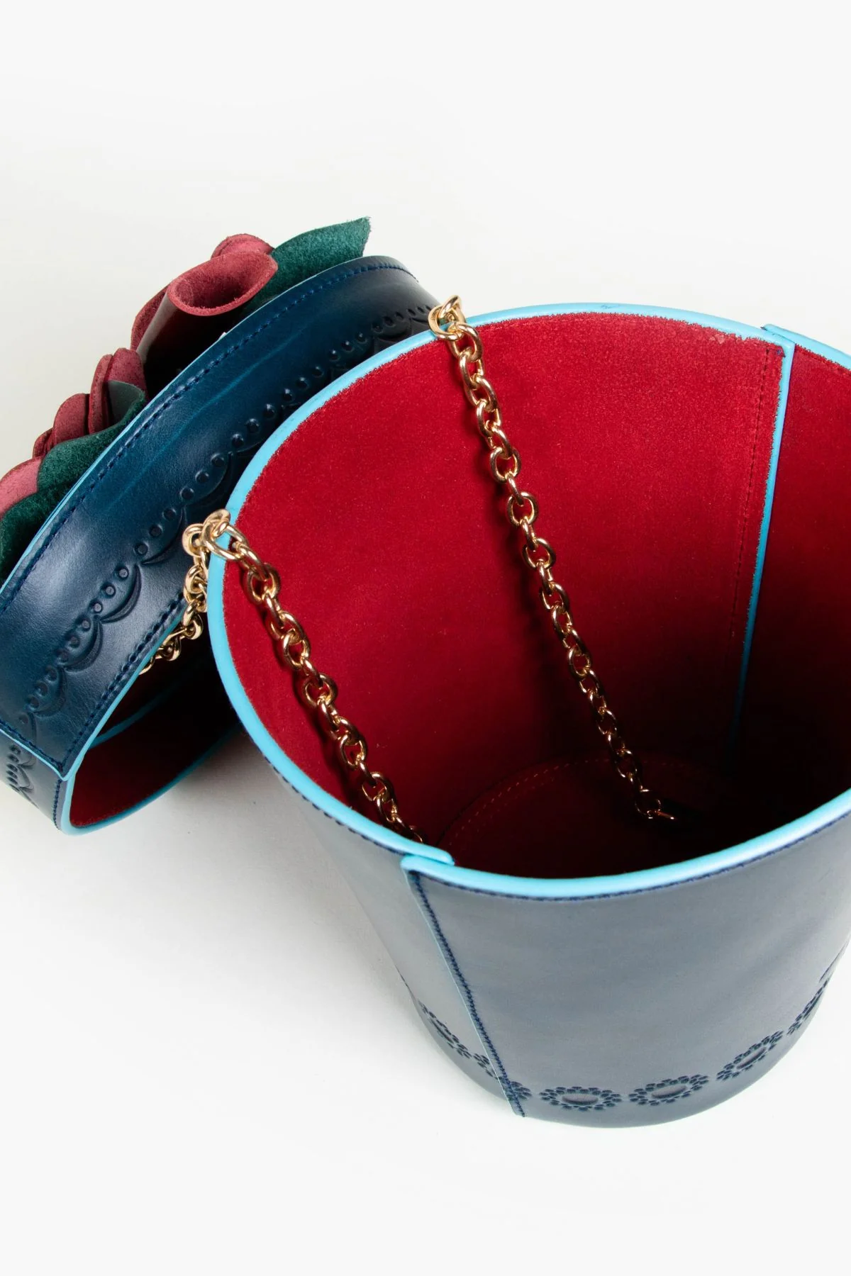 La Maceta Crossbody - Blue - Image 3